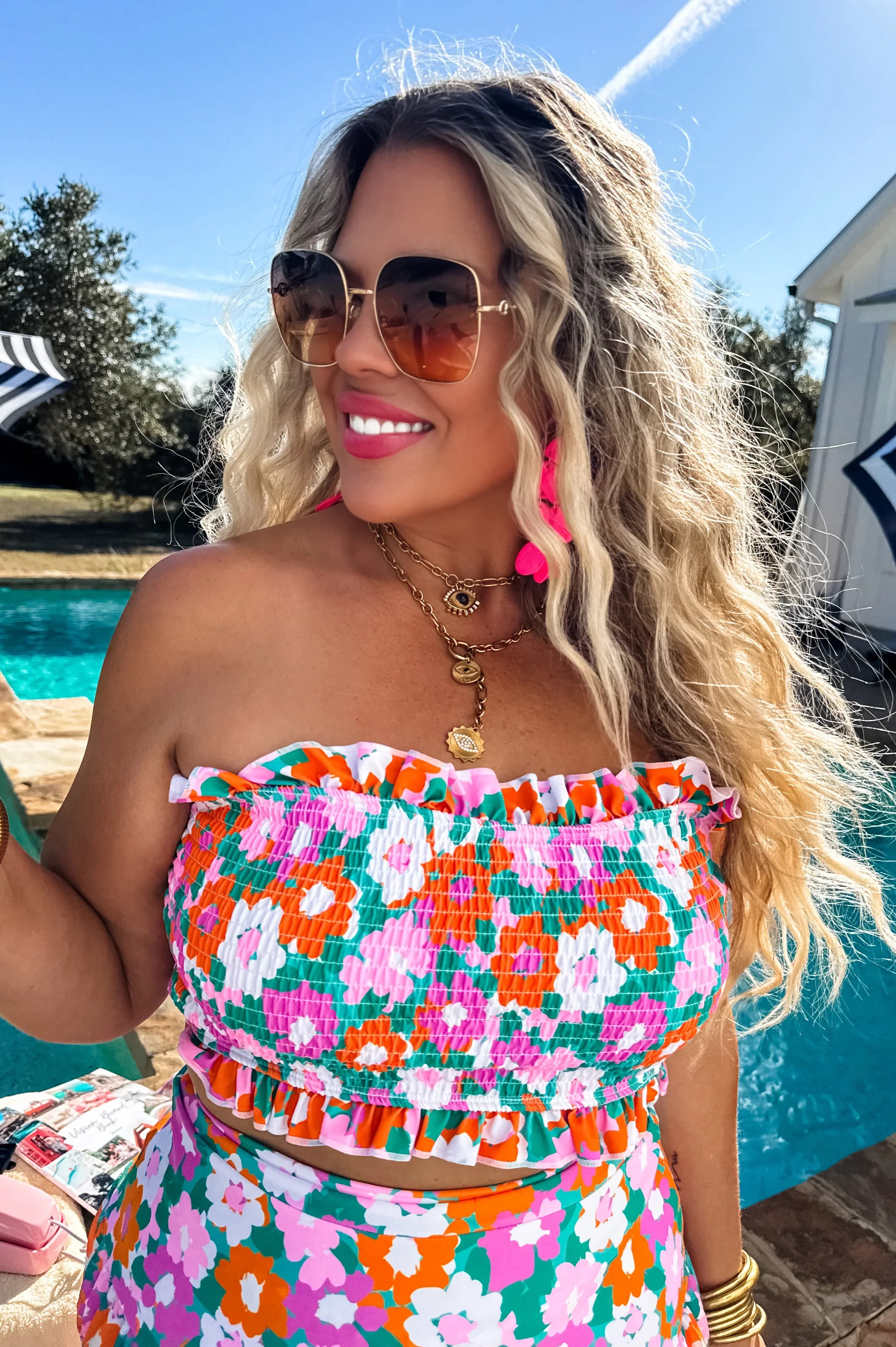 PREORDER: Amalfi Blooms Swim Set-Womens-Stay Foxy Boutique, Florissant, Missouri