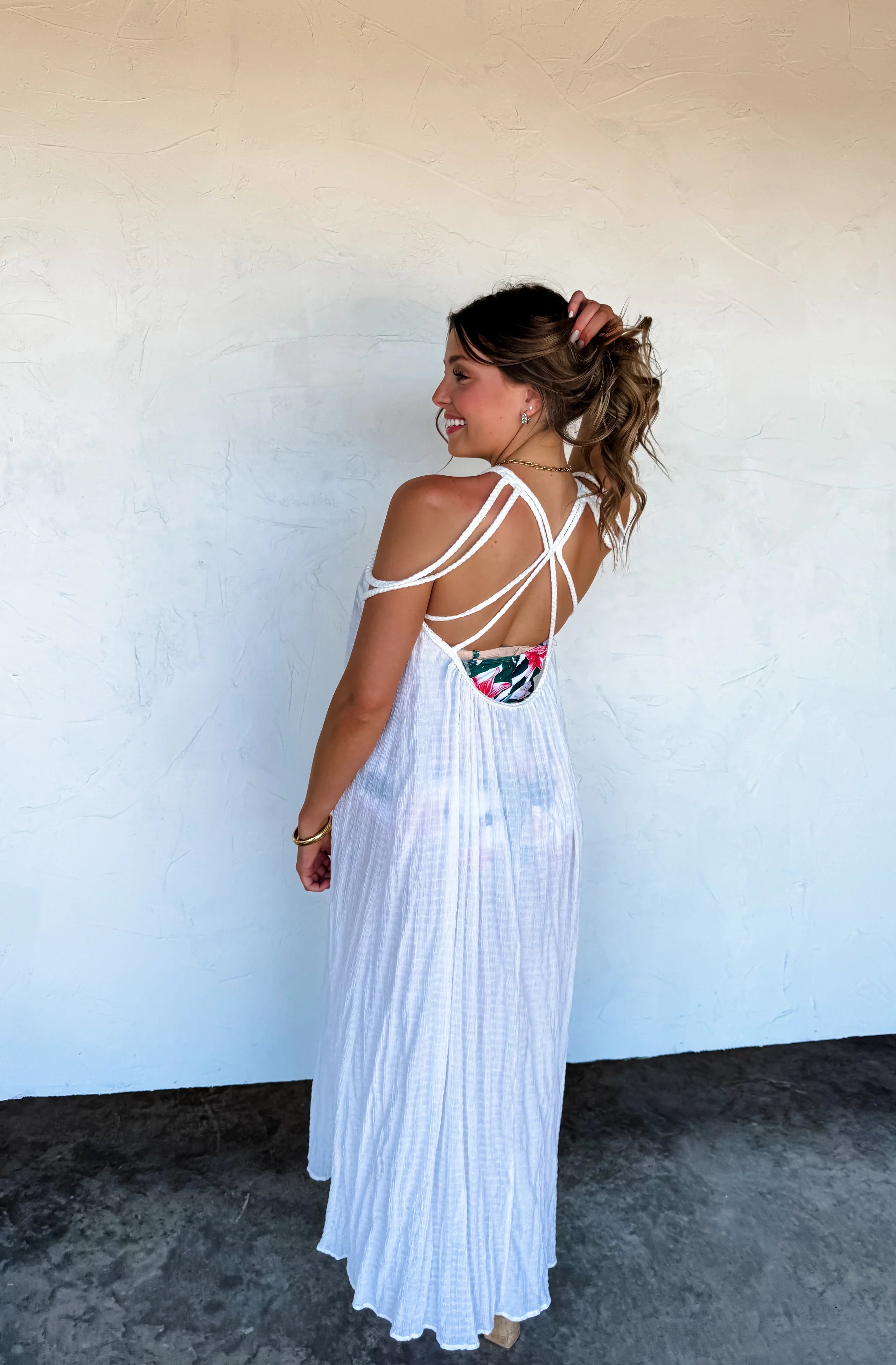 PREORDER: Ciao Bella Strappy Dress in Two Colors-Womens-Stay Foxy Boutique, Florissant, Missouri
