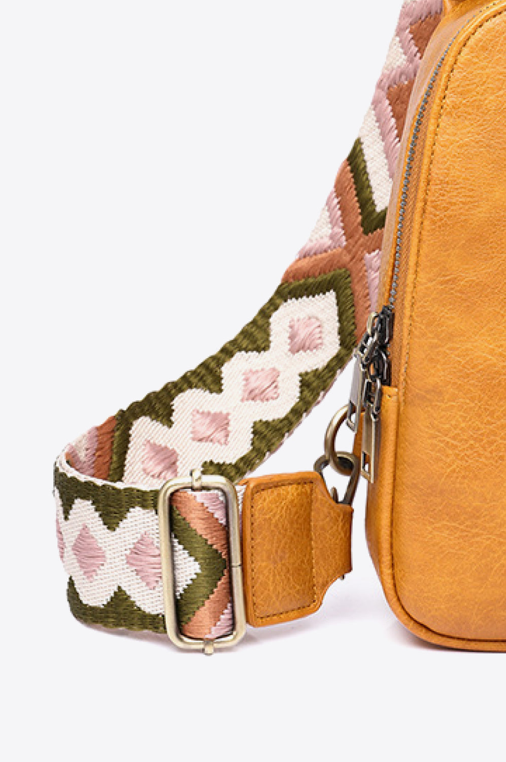 Random Pattern Adjustable Strap PU Leather Sling Bag-Stay Foxy Boutique, Florissant, Missouri