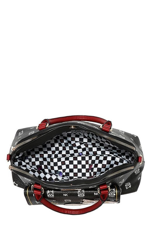 Nicole Lee USA Eco-Leather Cat Dome Bag-Stay Foxy Boutique, Florissant, Missouri