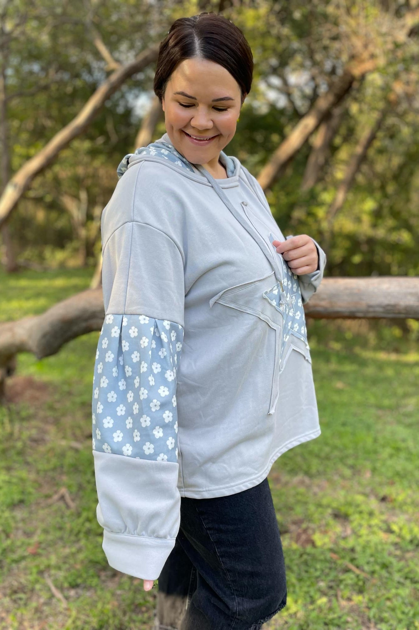 PREORDER: Star Gazer Hoodie in Three Colors-Womens-Stay Foxy Boutique, Florissant, Missouri
