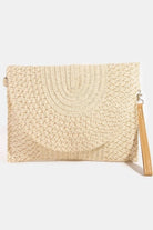 Fame Tight Woven Envelope Clutch Bag-Stay Foxy Boutique, Florissant, Missouri