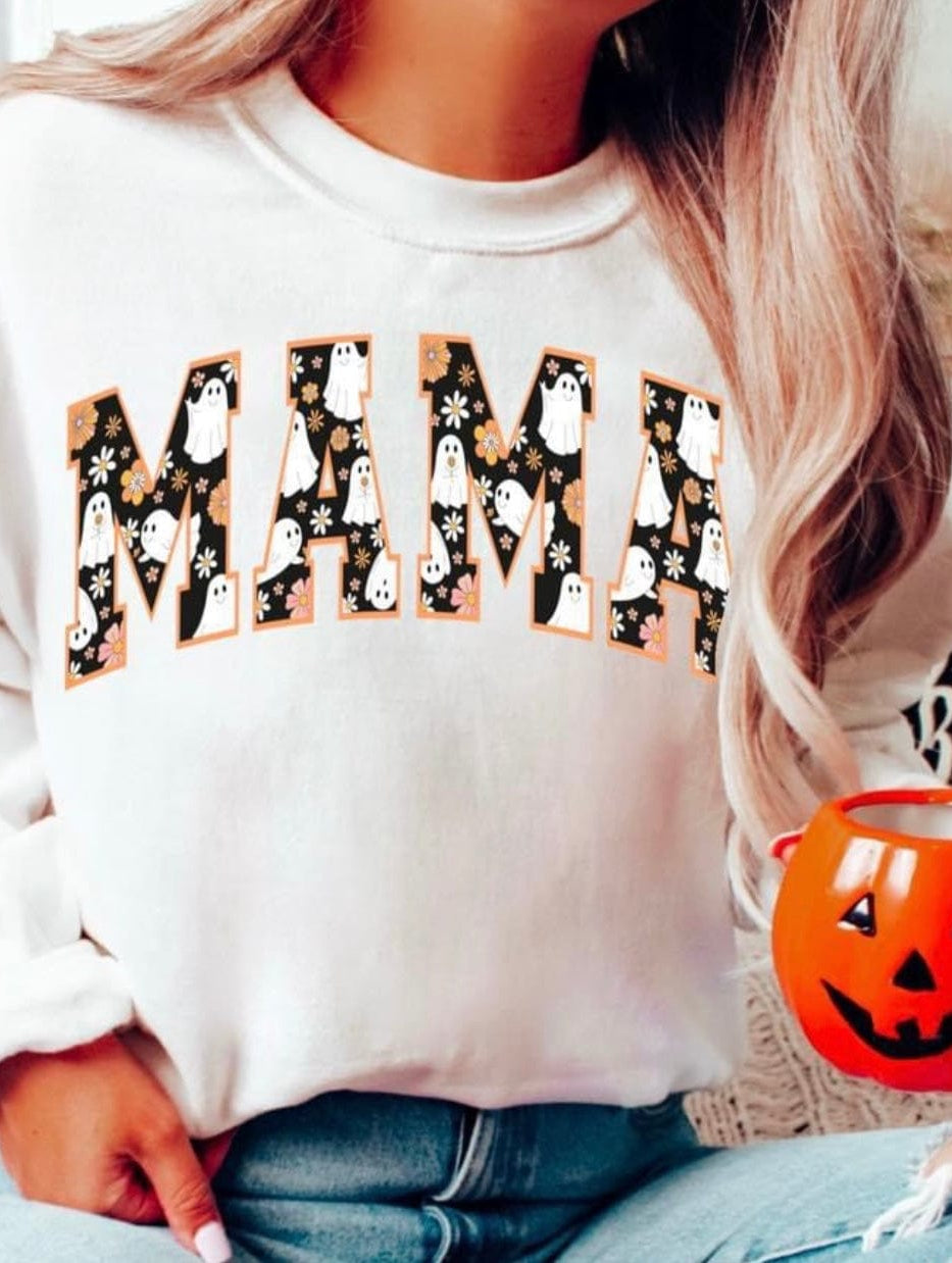 Mama Ghost Graphic T-Graphic T-Stay Foxy Boutique, Florissant, Missouri