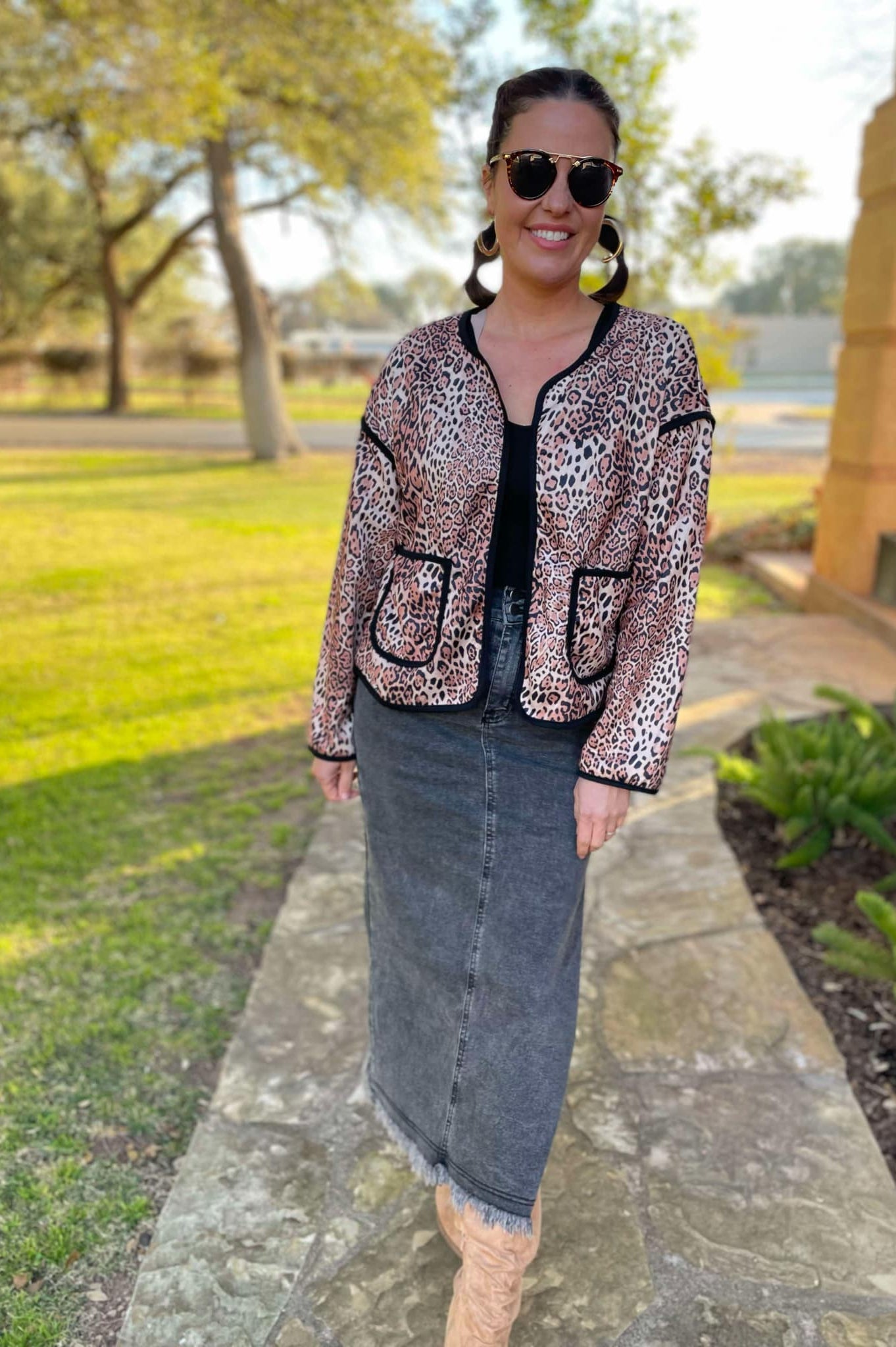 PREORDER: Better Than Revenge Leopard Print Jacket-Womens-Stay Foxy Boutique, Florissant, Missouri
