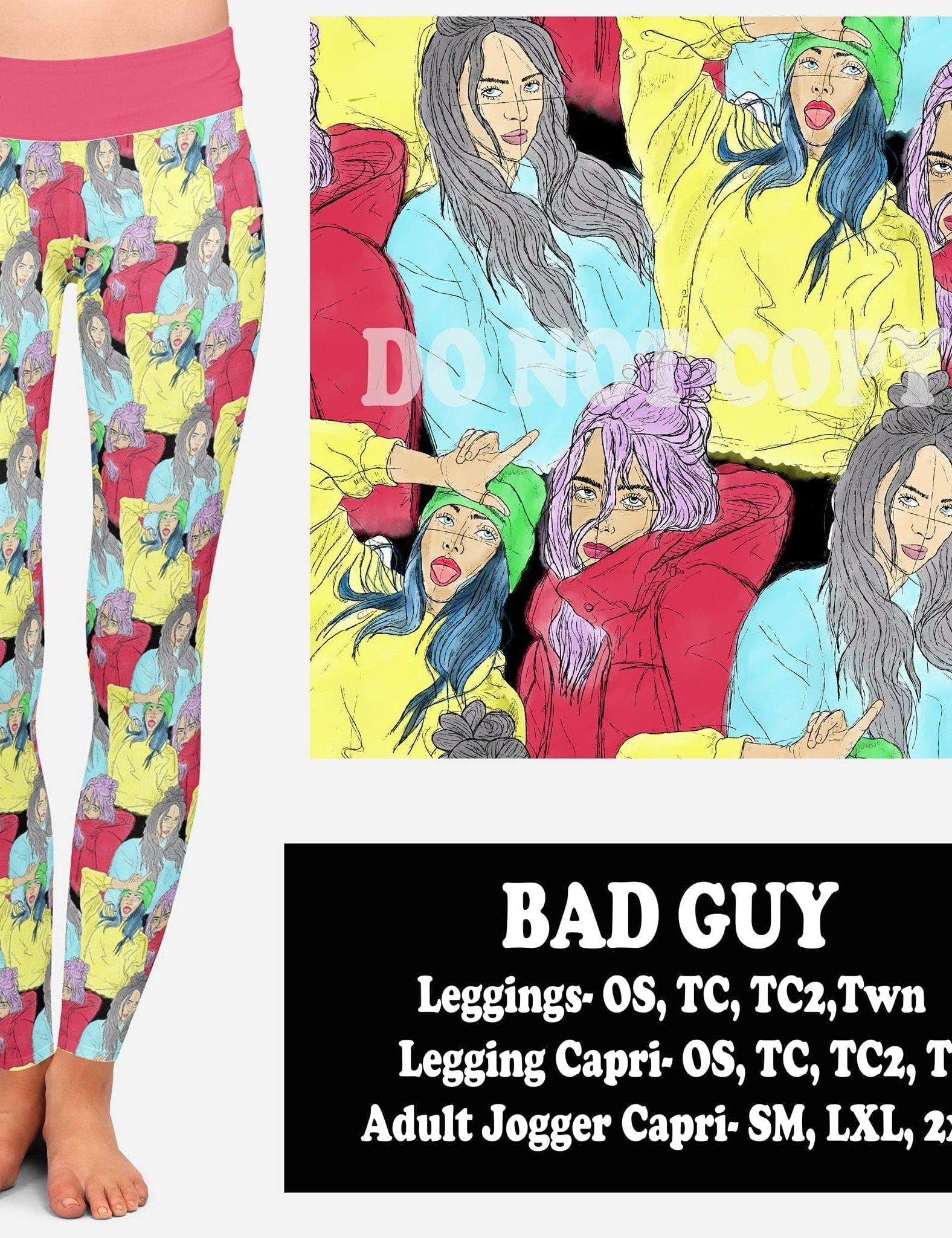 BAD GUY (LEGGINGS, CAPRI, JOGGER CAPRI)-Stay Foxy Boutique, Florissant, Missouri