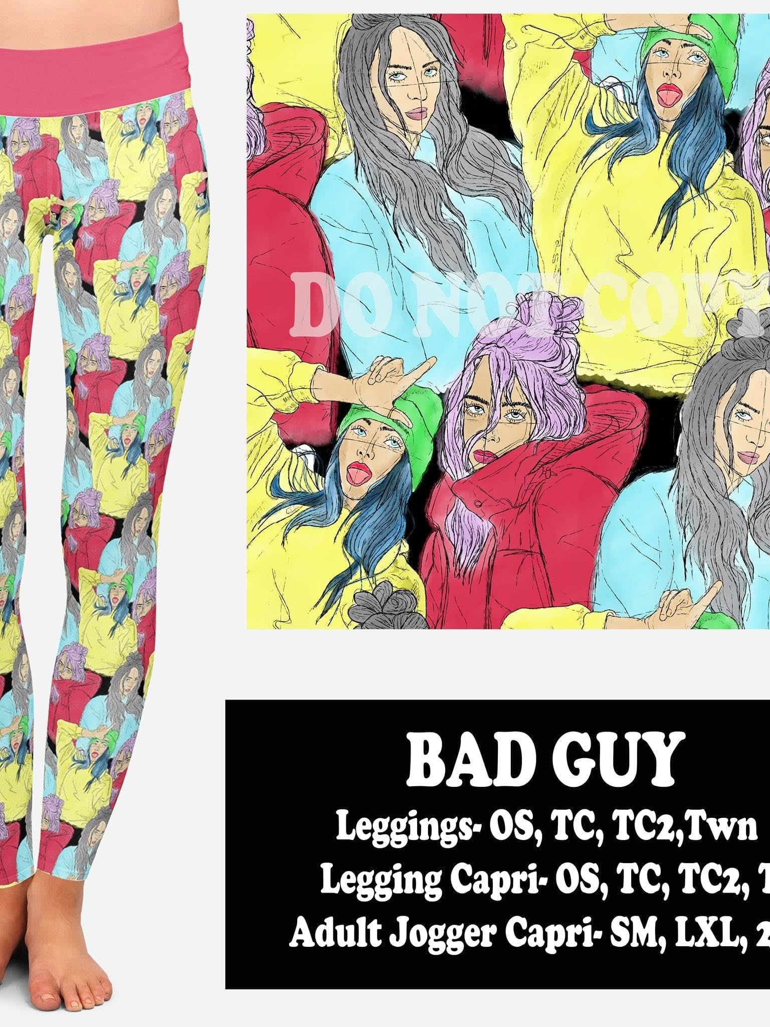 BAD GUY (LEGGINGS, CAPRI, JOGGER CAPRI)-Stay Foxy Boutique, Florissant, Missouri