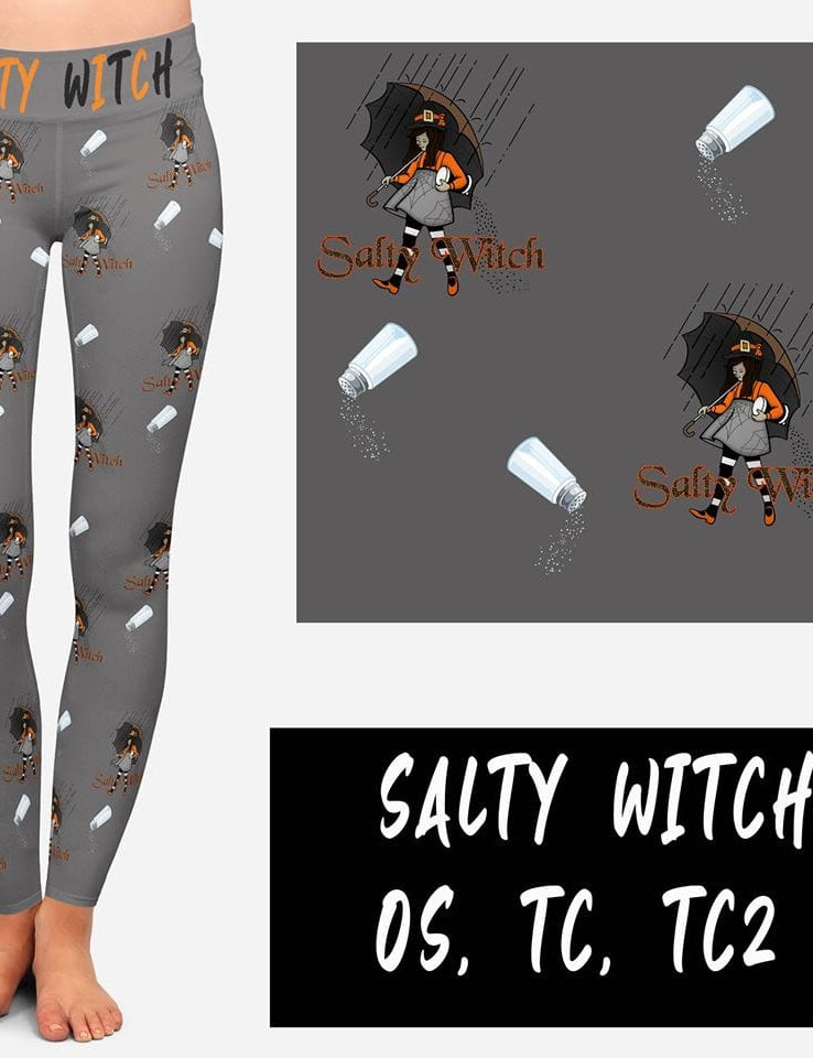 SALTY WITCH LEGGINGS AND JOGGERS-Stay Foxy Boutique, Florissant, Missouri