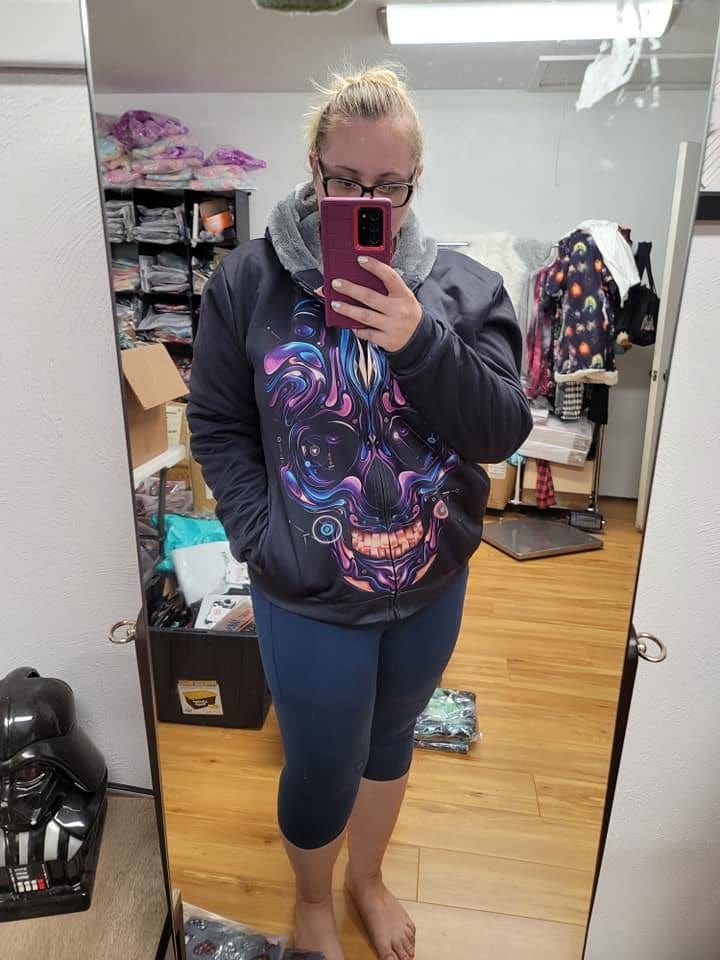 FLEECE JACKET RUN-MORE THAN MEETS THE EYE-Stay Foxy Boutique, Florissant, Missouri