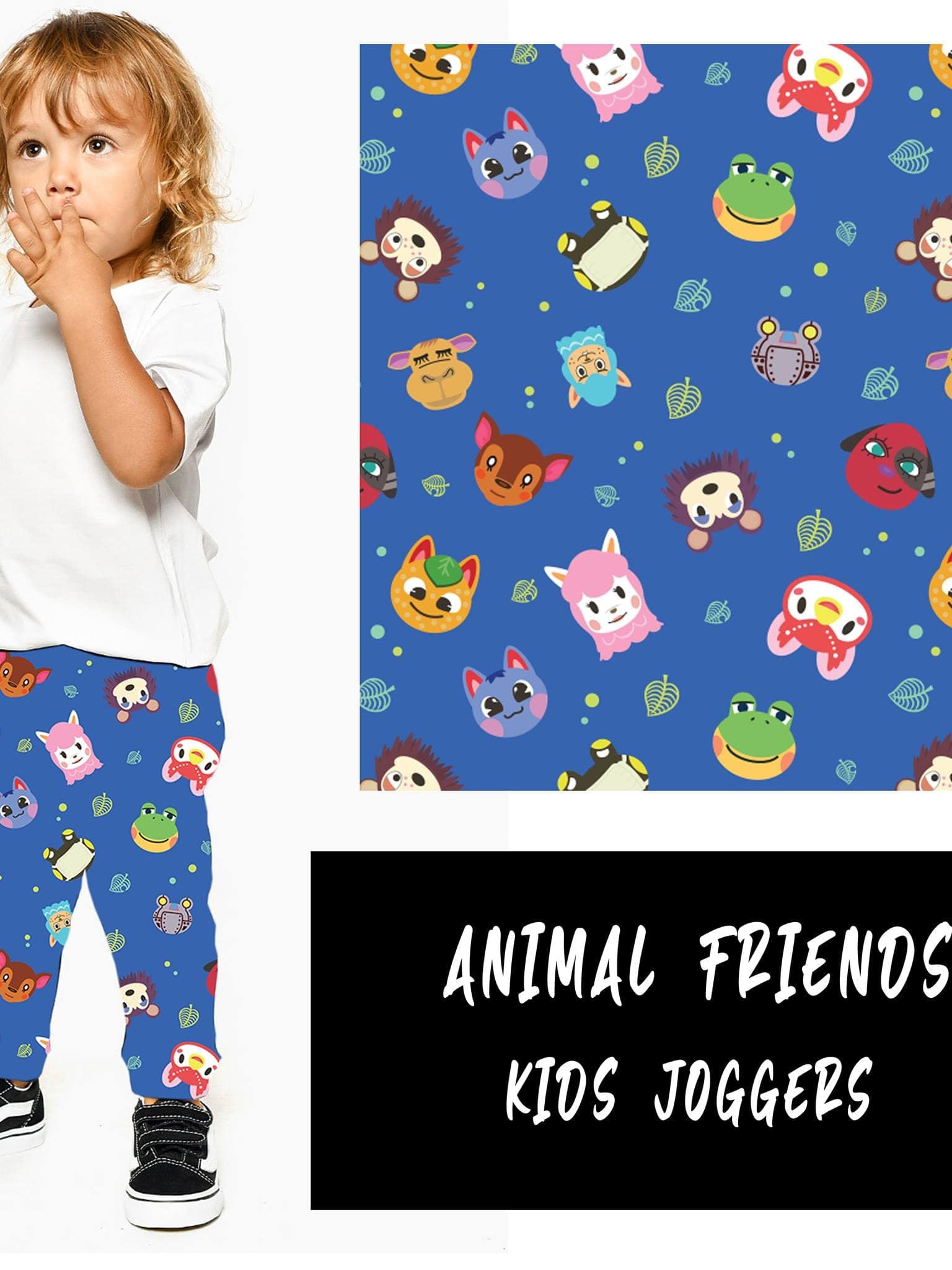 ANIMAL FRIENDS- ADULT AND KIDS LEGGINGS/JOGGER-Stay Foxy Boutique, Florissant, Missouri