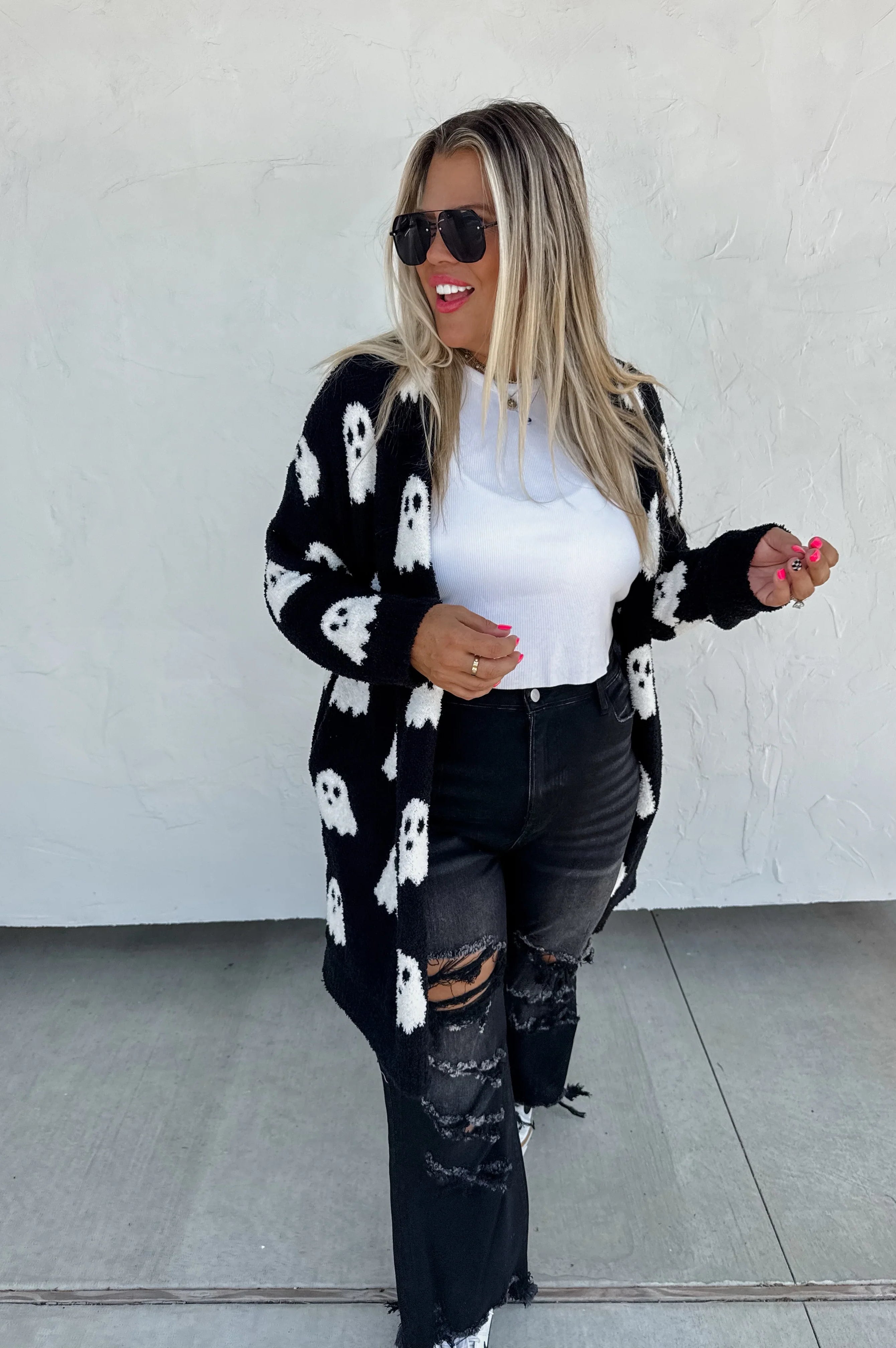 PREORDER: Ghost Reversible Cloud Cardigan-Womens-Stay Foxy Boutique, Florissant, Missouri