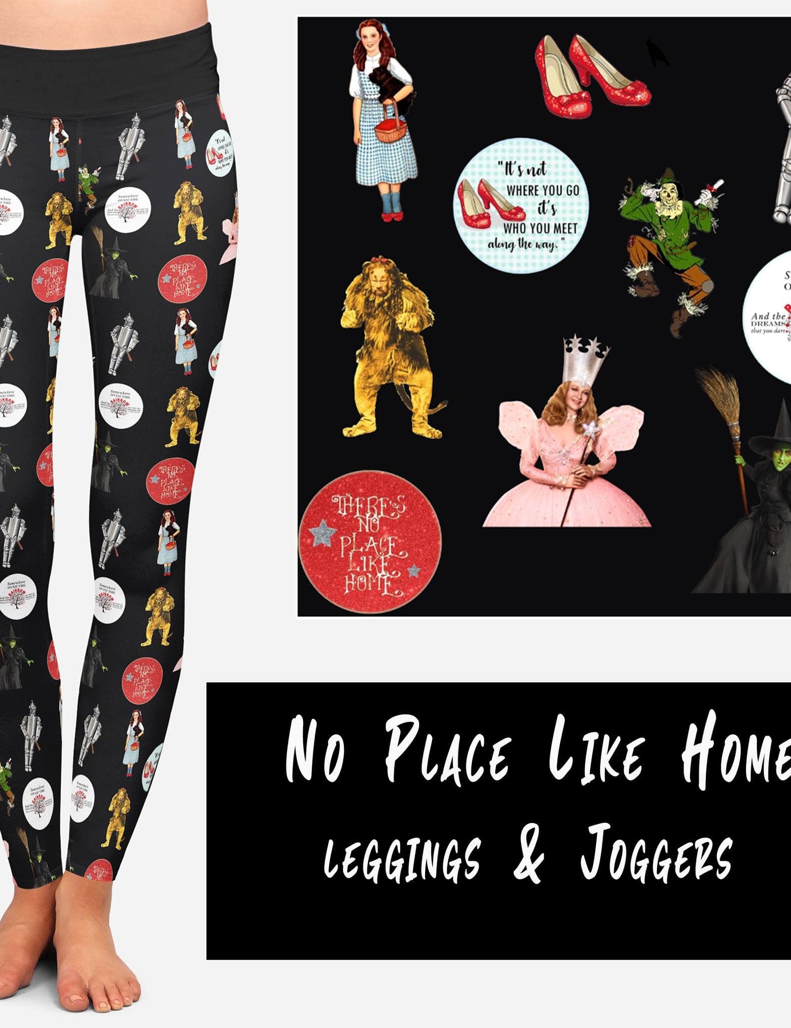 NO PLACE LIKE HOME LEGGINGS AND JOGGERS-Stay Foxy Boutique, Florissant, Missouri