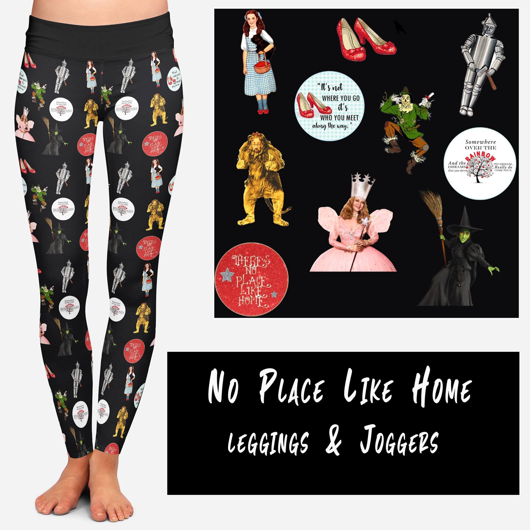 NO PLACE LIKE HOME LEGGINGS AND JOGGERS-Stay Foxy Boutique, Florissant, Missouri