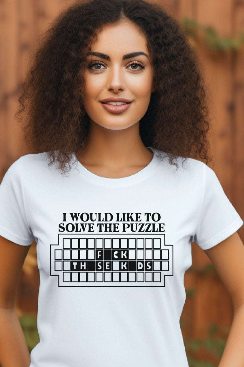 Puzzle Graphic T-Graphic T-Stay Foxy Boutique, Florissant, Missouri