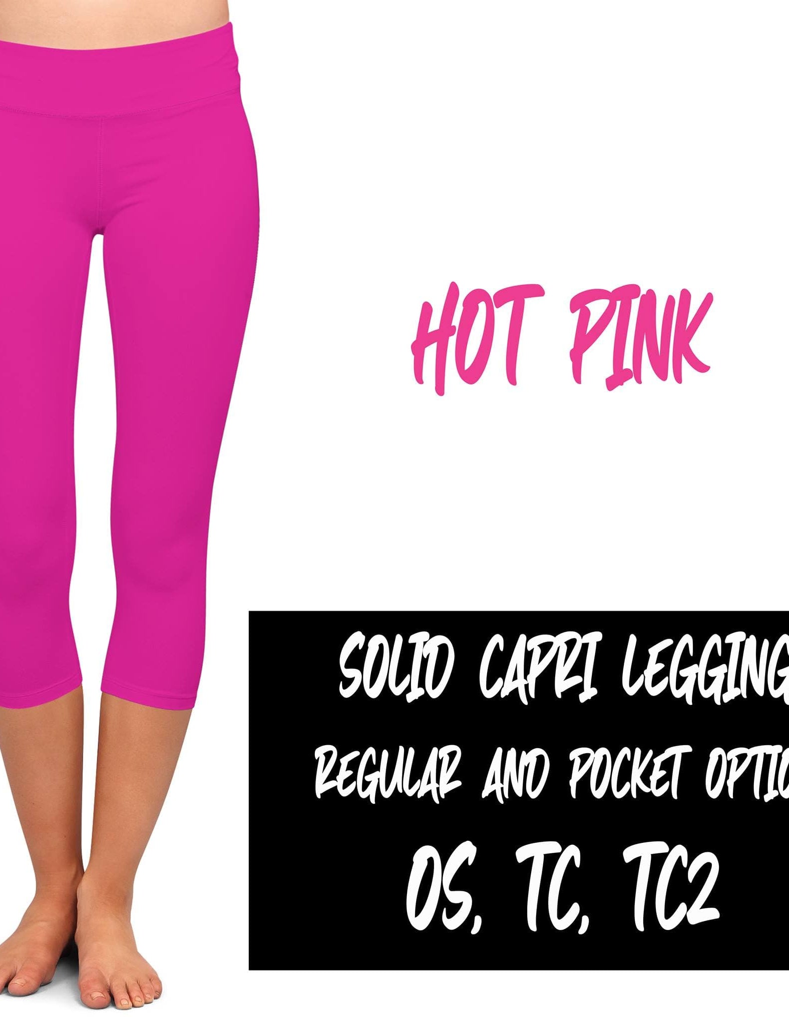 SOLID POCKET CAPRI (VARIETY OF COLORS)-Stay Foxy Boutique, Florissant, Missouri