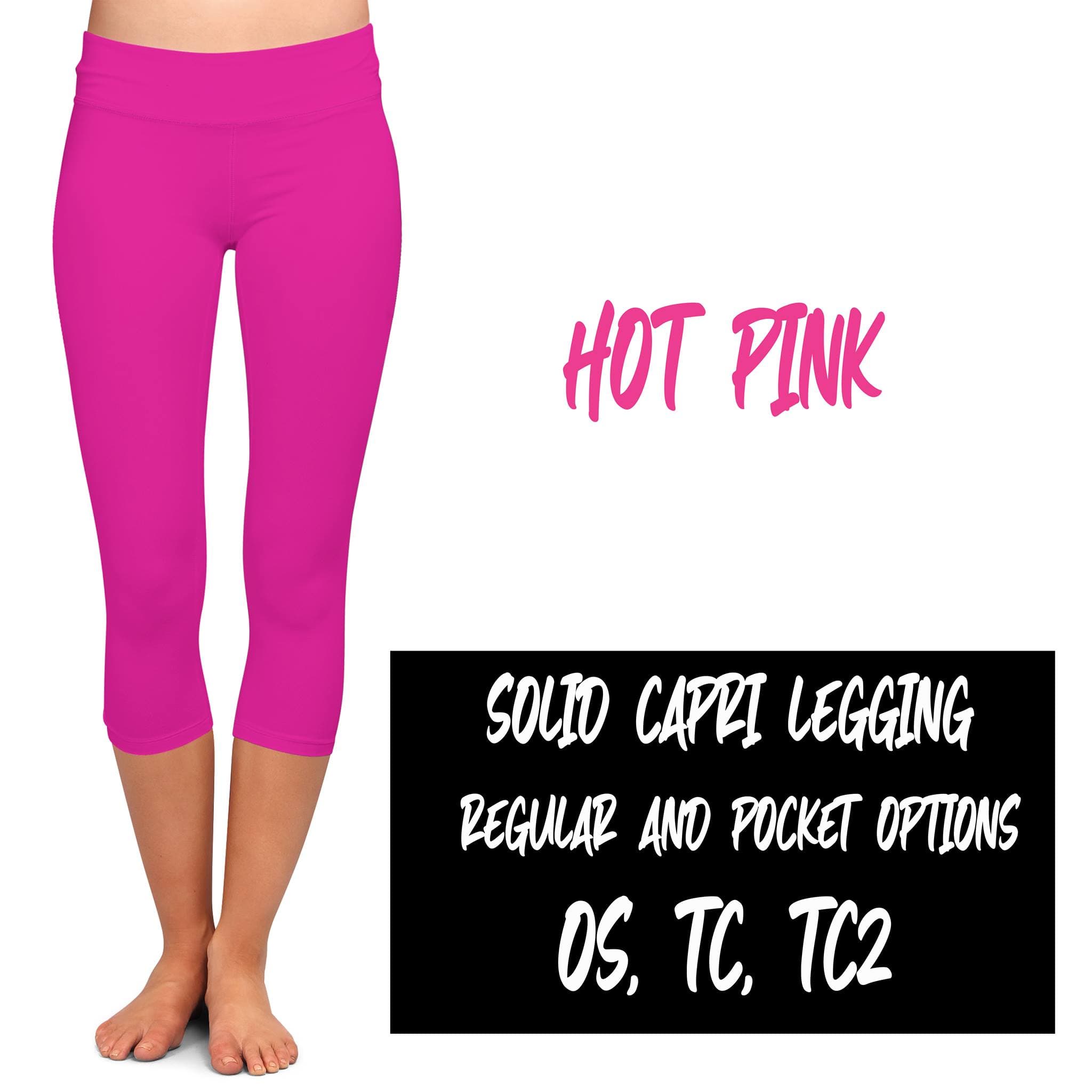 SOLID POCKET CAPRI (VARIETY OF COLORS)-Stay Foxy Boutique, Florissant, Missouri