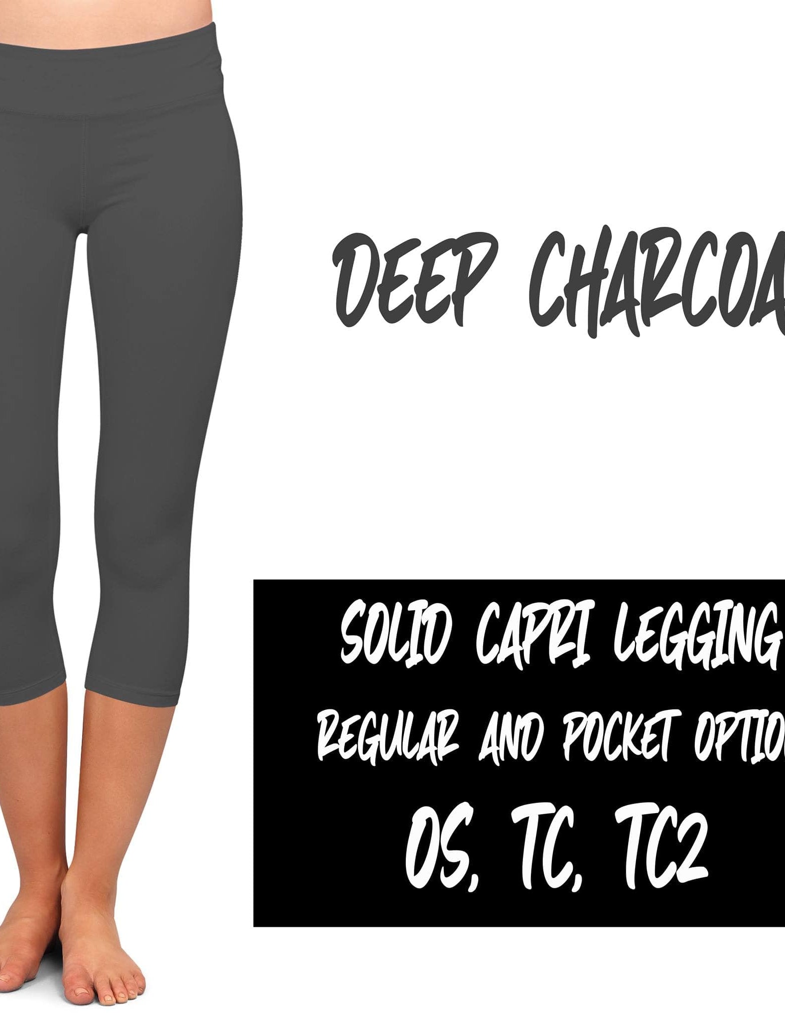 SOLID POCKET CAPRI (VARIETY OF COLORS)-Stay Foxy Boutique, Florissant, Missouri