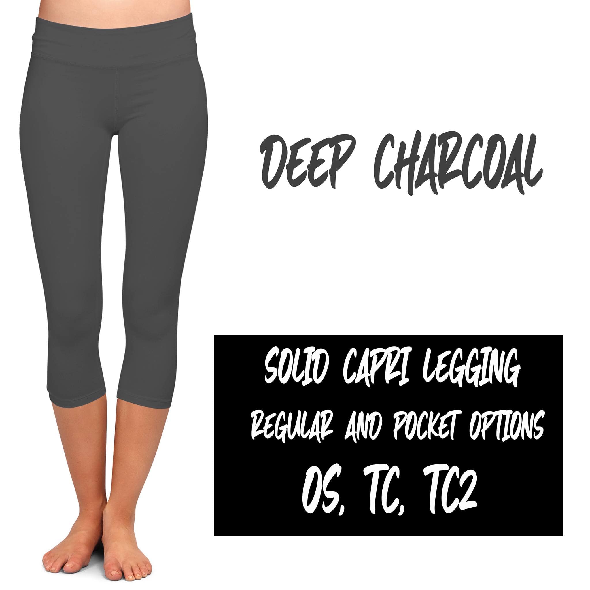 SOLID POCKET CAPRI (VARIETY OF COLORS)-Stay Foxy Boutique, Florissant, Missouri