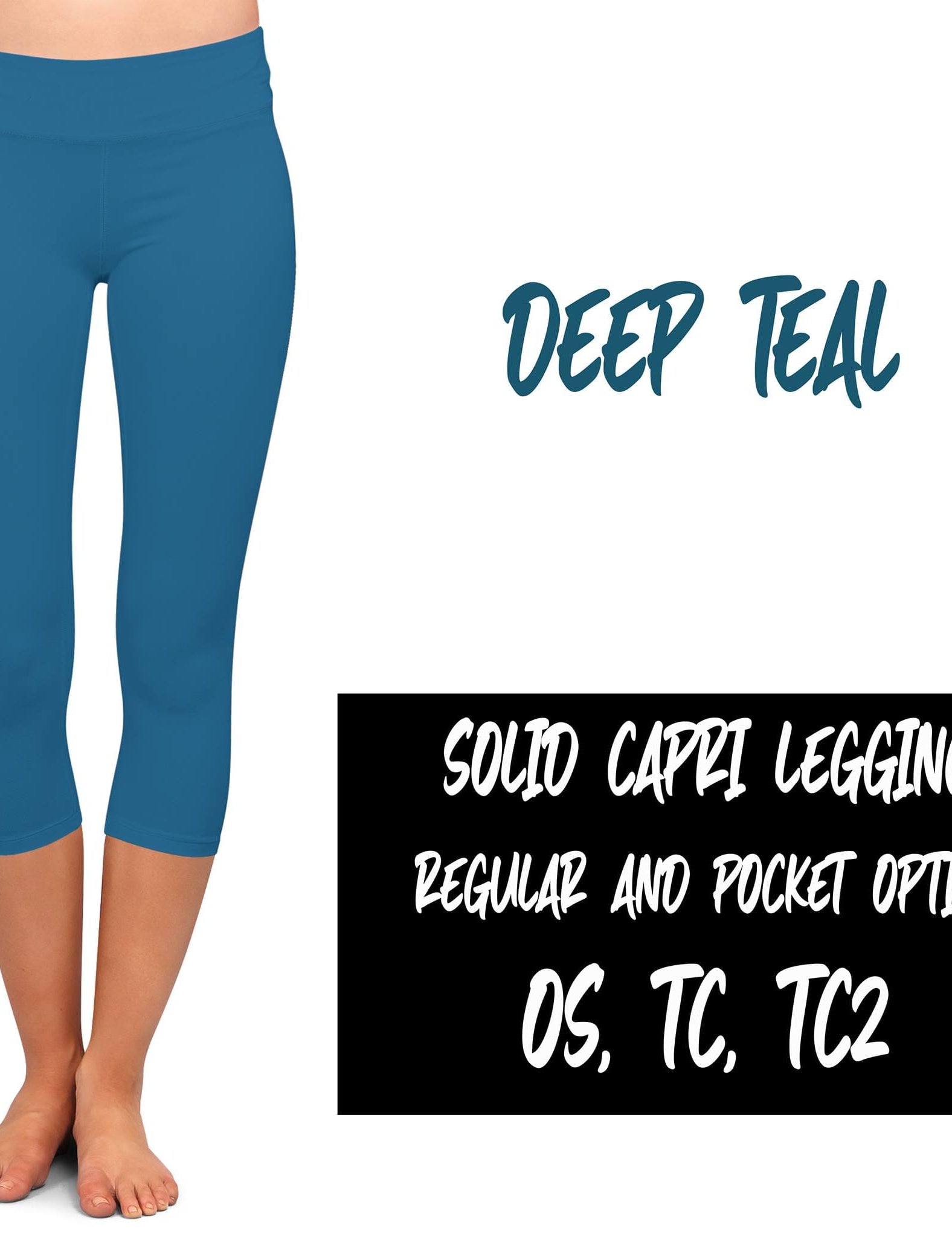 SOLID POCKET CAPRI (VARIETY OF COLORS)-Stay Foxy Boutique, Florissant, Missouri