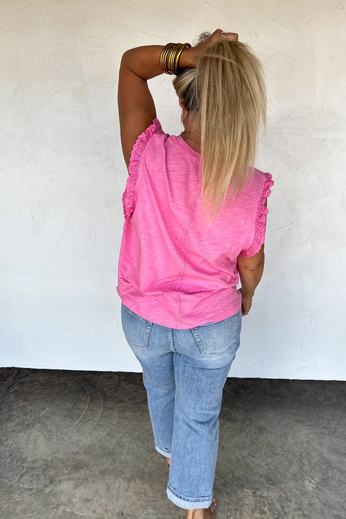 PREORDER: Sweet Lace Days Tee-Womens-Stay Foxy Boutique, Florissant, Missouri