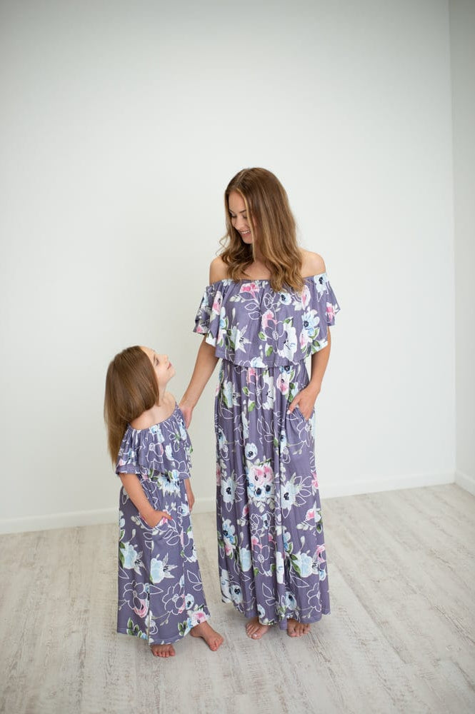 OFF THE SHOULDER MAXI DRESSES (CAN BE WORN ON SHOULDERS)-Stay Foxy Boutique, Florissant, Missouri