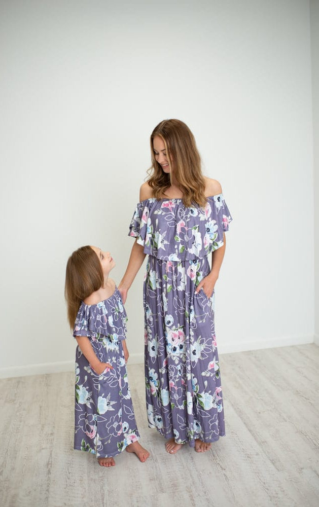 OFF THE SHOULDER MAXI DRESSES (CAN BE WORN ON SHOULDERS)-Stay Foxy Boutique, Florissant, Missouri
