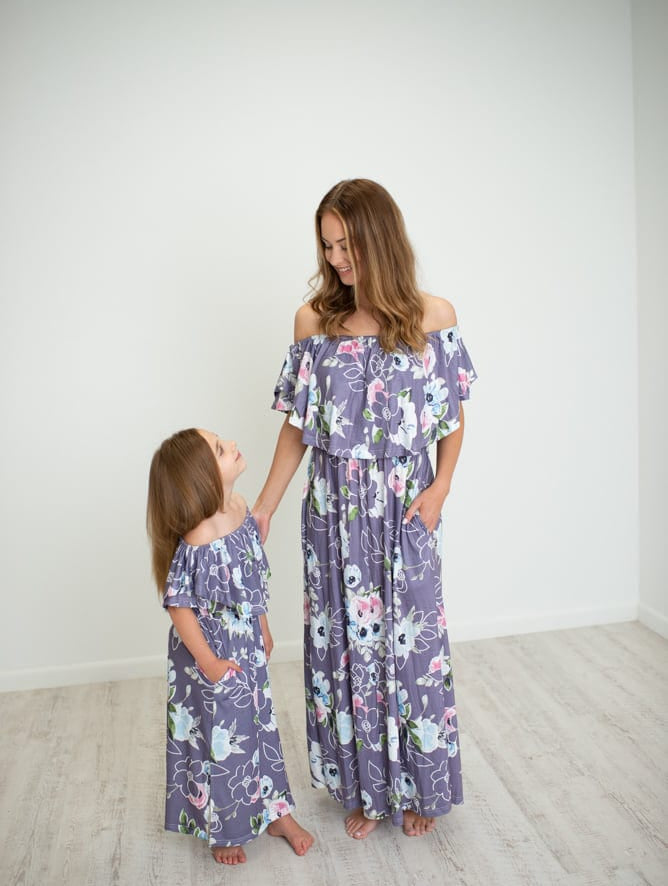 OFF THE SHOULDER MAXI DRESSES (CAN BE WORN ON SHOULDERS)-Stay Foxy Boutique, Florissant, Missouri