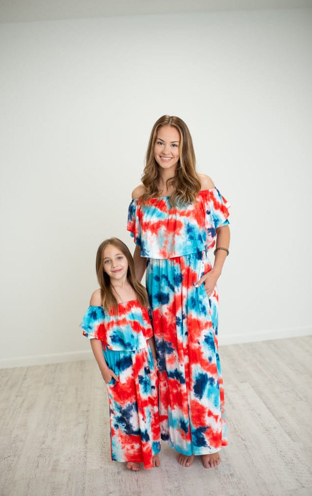 OFF THE SHOULDER MAXI DRESSES (CAN BE WORN ON SHOULDERS)-Stay Foxy Boutique, Florissant, Missouri
