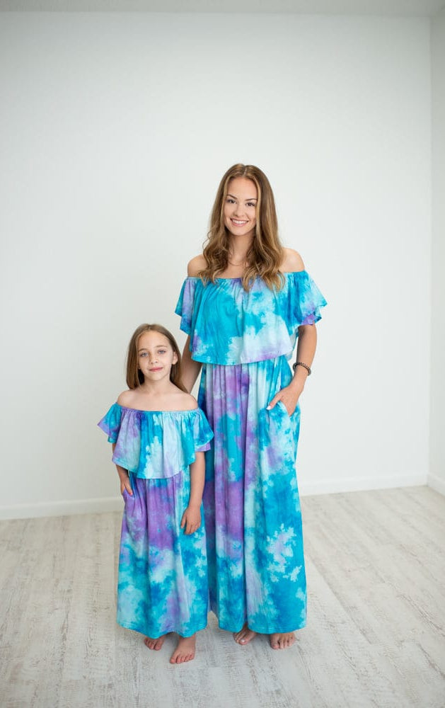OFF THE SHOULDER MAXI DRESSES (CAN BE WORN ON SHOULDERS)-Stay Foxy Boutique, Florissant, Missouri