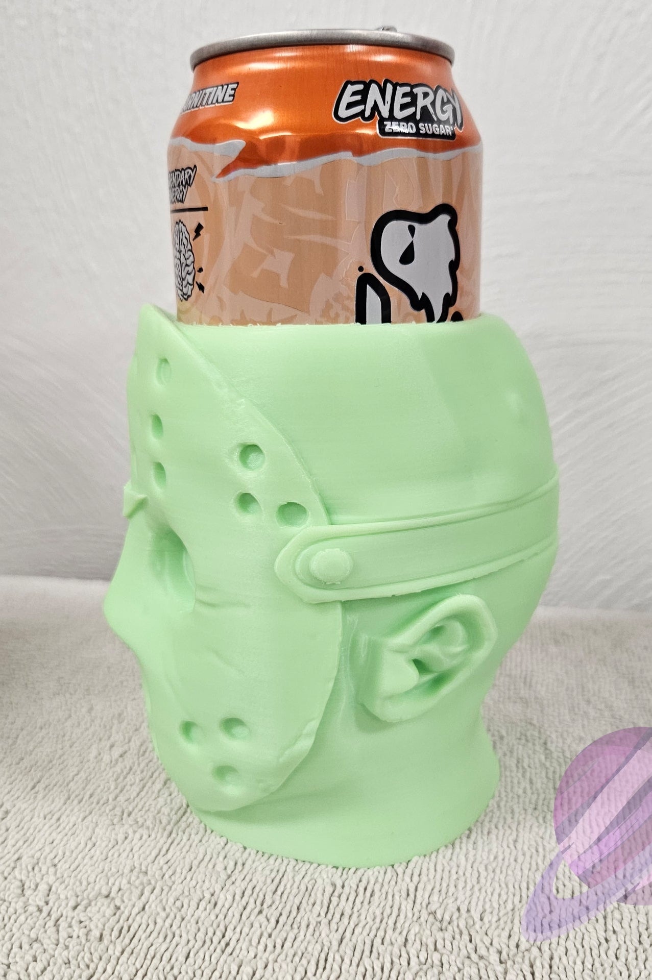 CRYSTAL LAKE- GLOW IN THE DARK-3D PRINTED CAN HOLDER-Stay Foxy Boutique, Florissant, Missouri