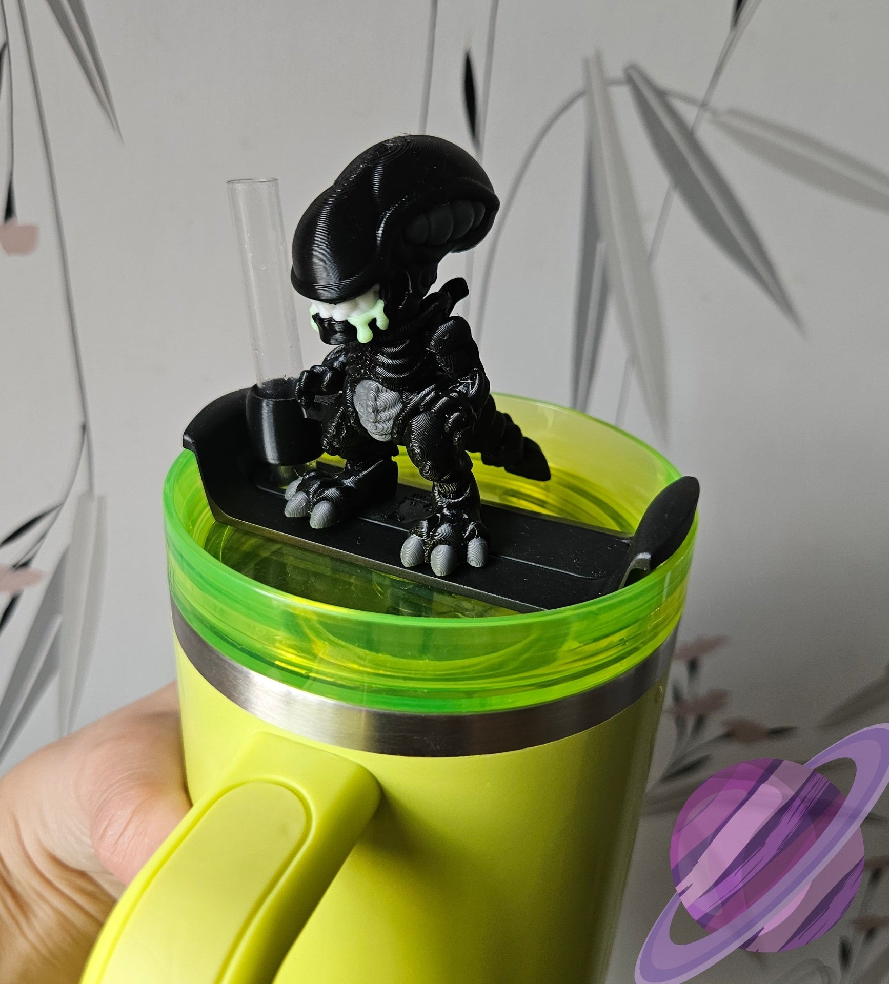 XENO ALIEN-3D PRINTED STRAW BUDDY-Stay Foxy Boutique, Florissant, Missouri