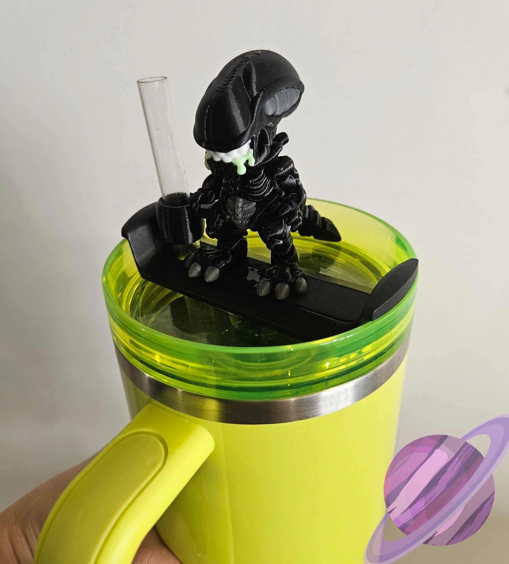 XENO ALIEN-3D PRINTED STRAW BUDDY-Stay Foxy Boutique, Florissant, Missouri