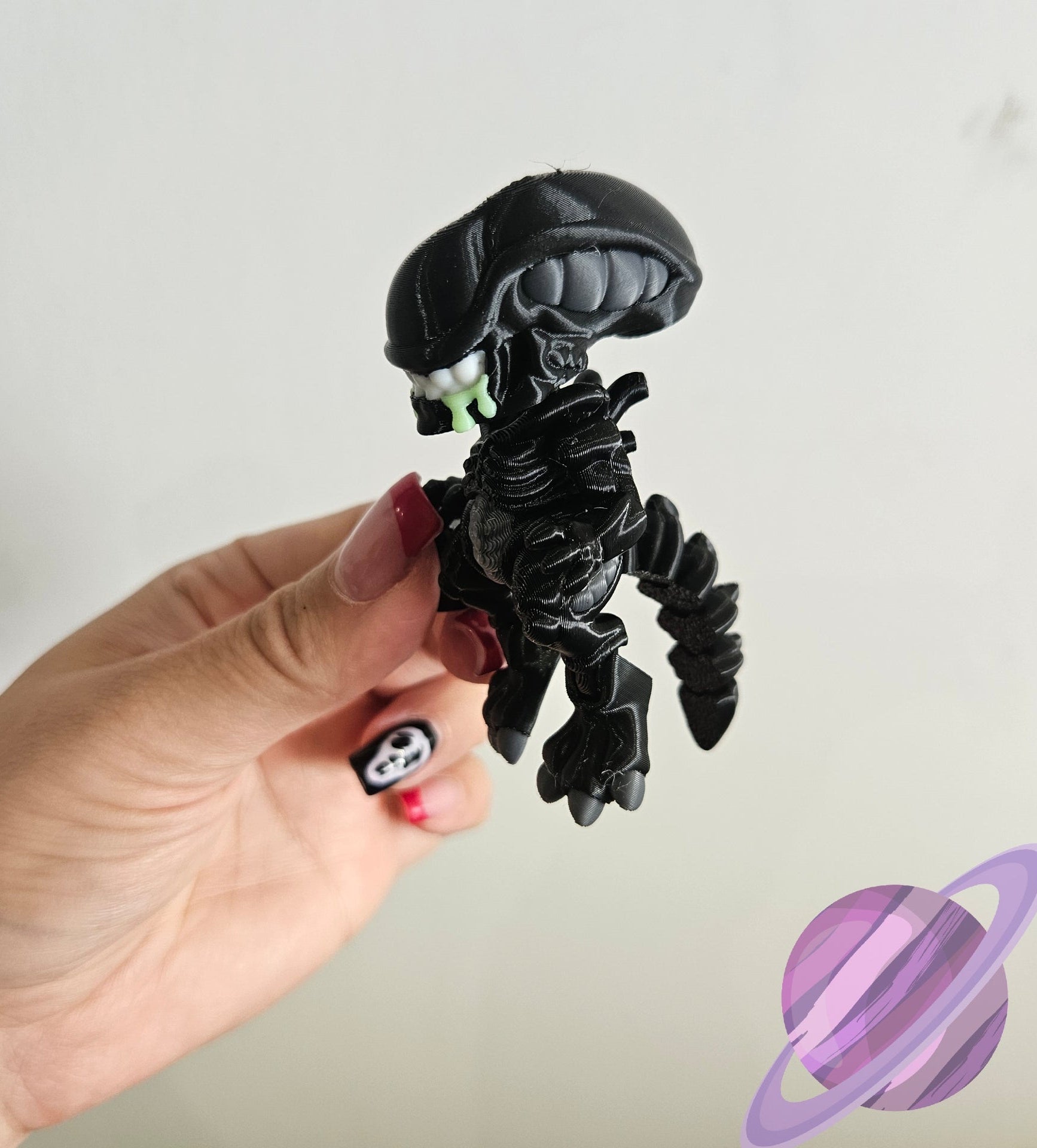 XENO ALIEN-3D PRINTED STRAW BUDDY-Stay Foxy Boutique, Florissant, Missouri