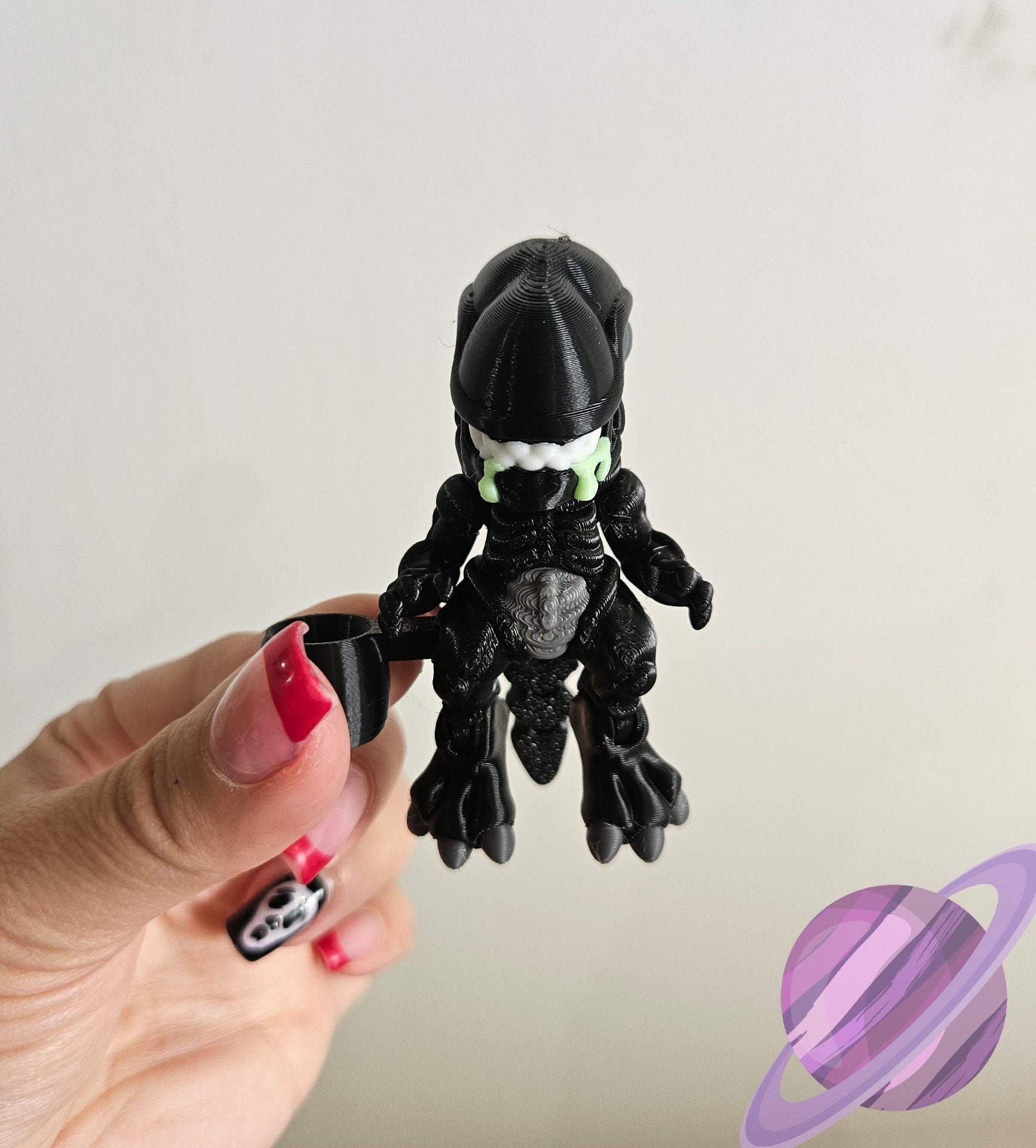 XENO ALIEN-3D PRINTED STRAW BUDDY-Stay Foxy Boutique, Florissant, Missouri