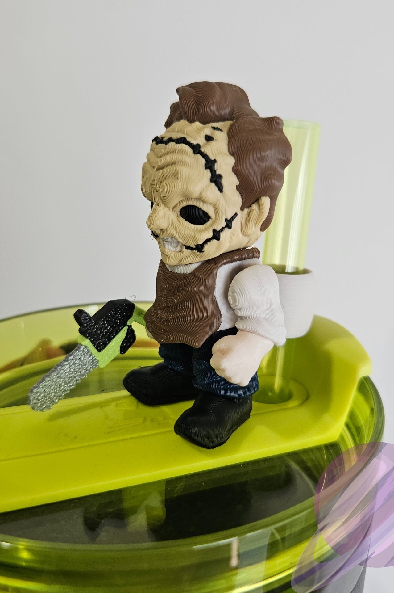 CHAINSAW GUY-3D PRINTED STRAW BUDDY-Stay Foxy Boutique, Florissant, Missouri