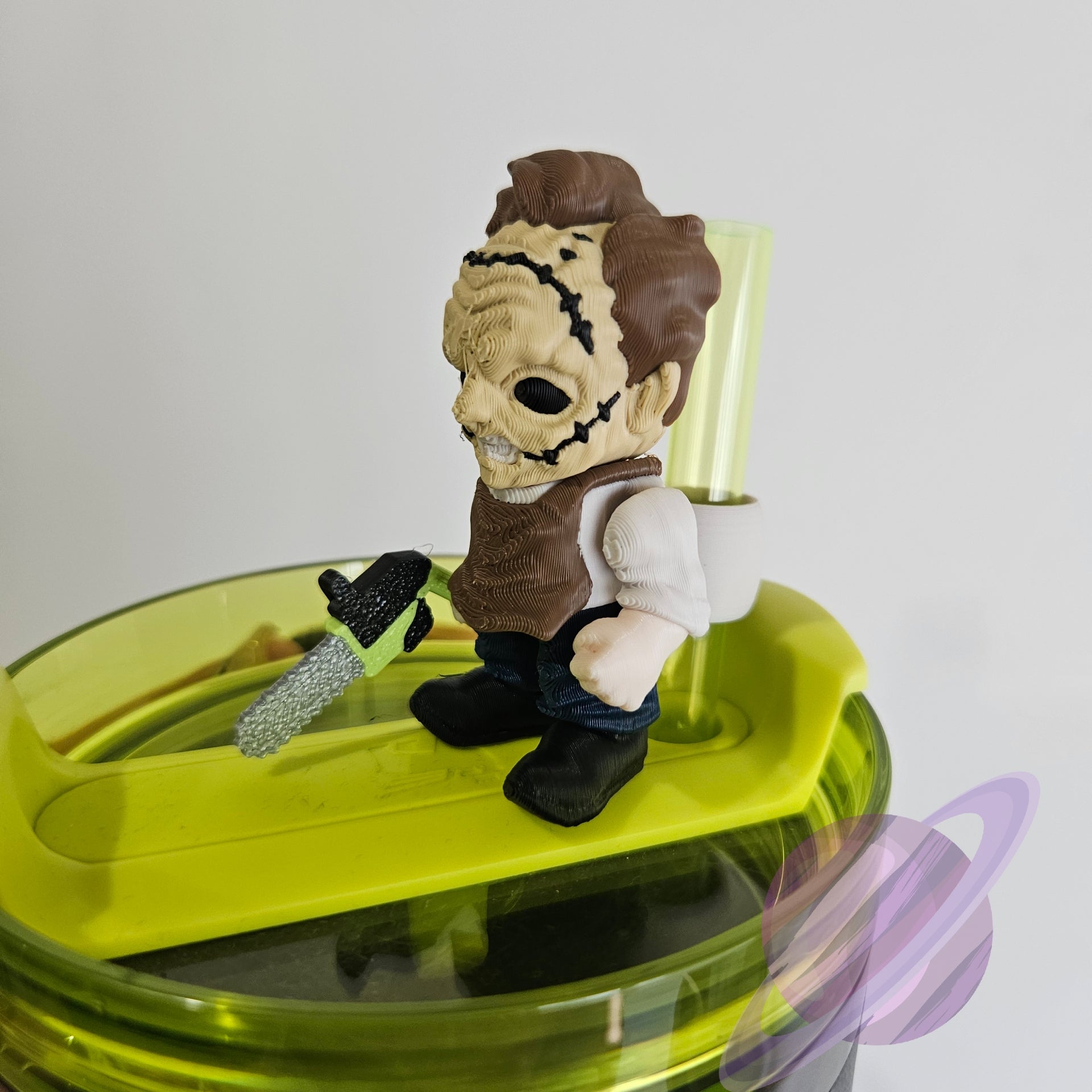 CHAINSAW GUY-3D PRINTED STRAW BUDDY-Stay Foxy Boutique, Florissant, Missouri