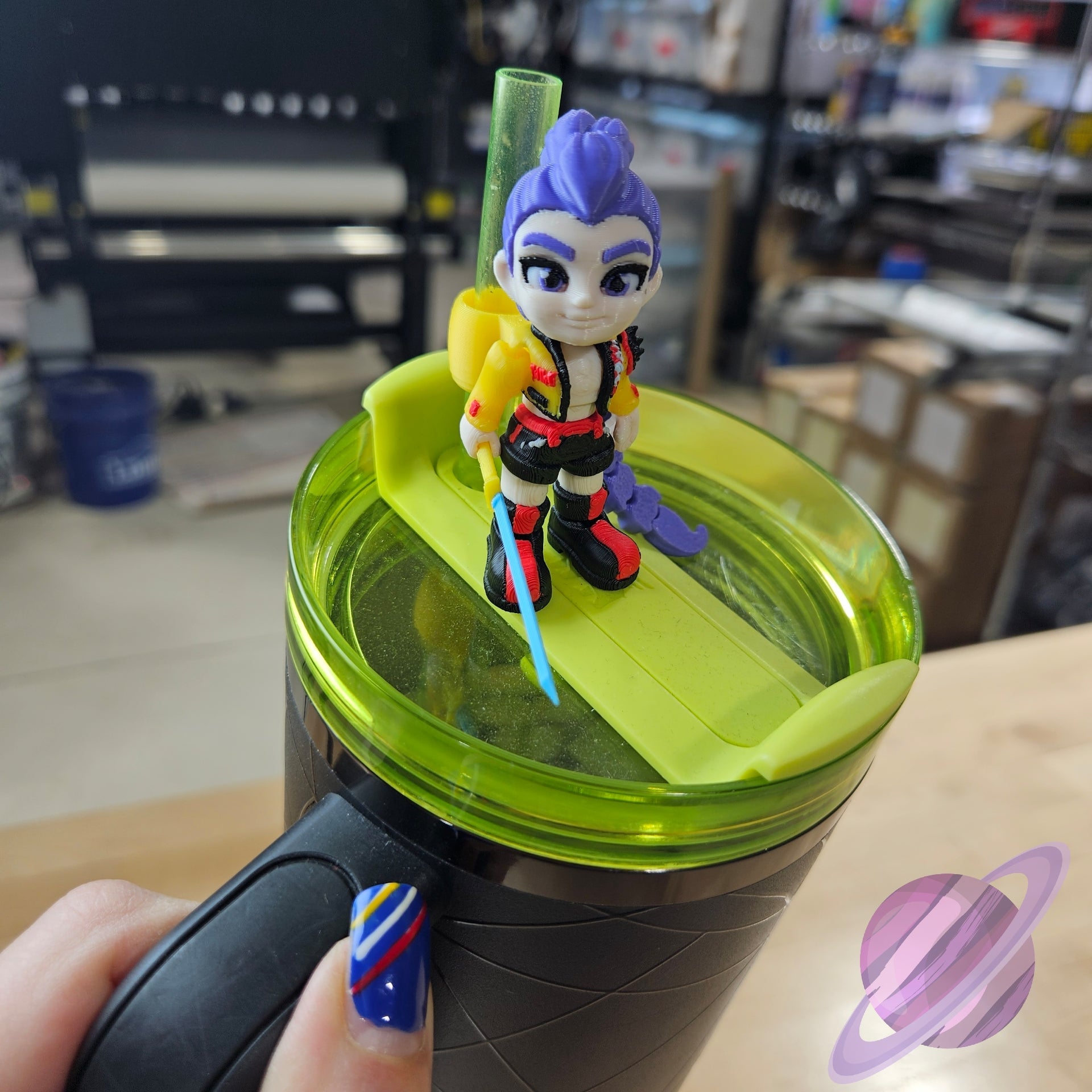 HUNTER GIRL-3D PRINTED STRAW BUDDY-Stay Foxy Boutique, Florissant, Missouri