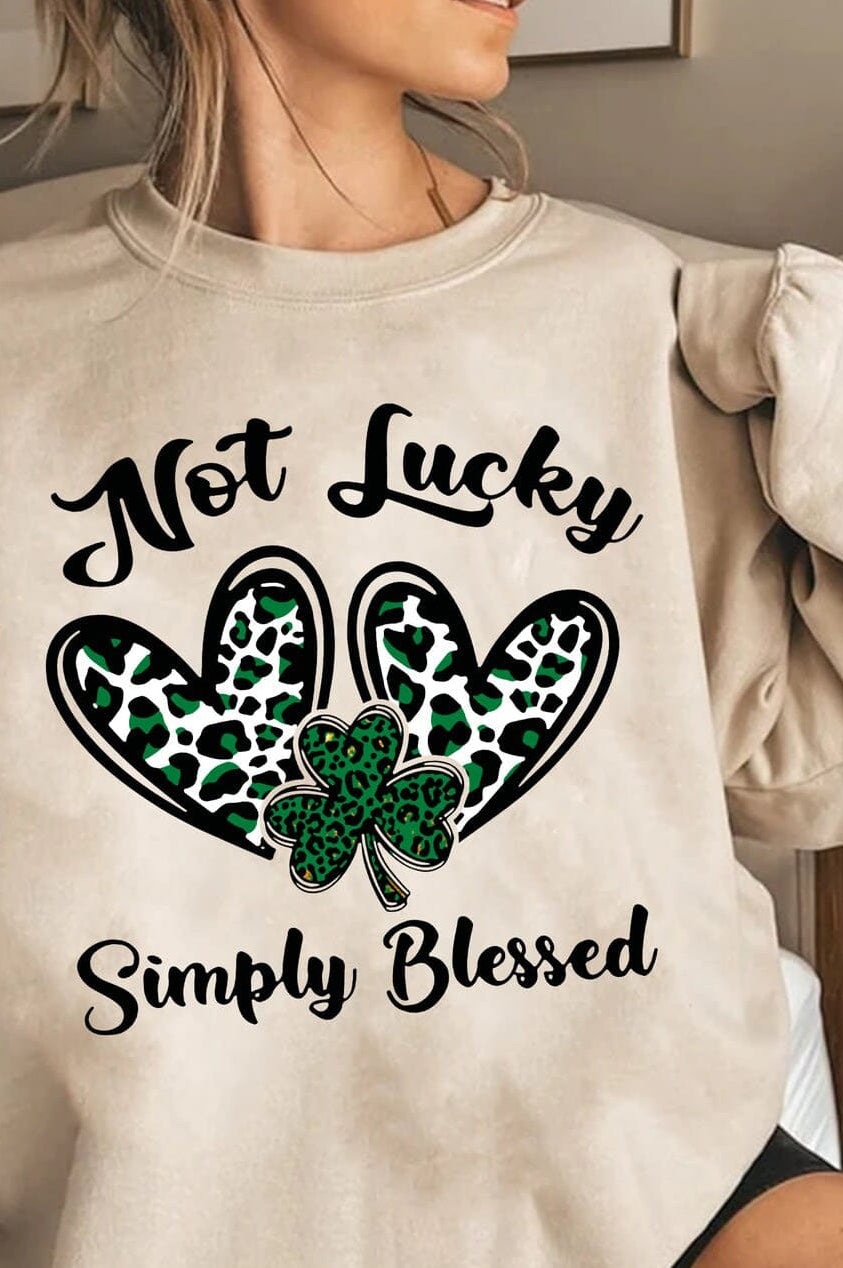 Not Lucky Graphic T-Graphic T-Stay Foxy Boutique, Florissant, Missouri