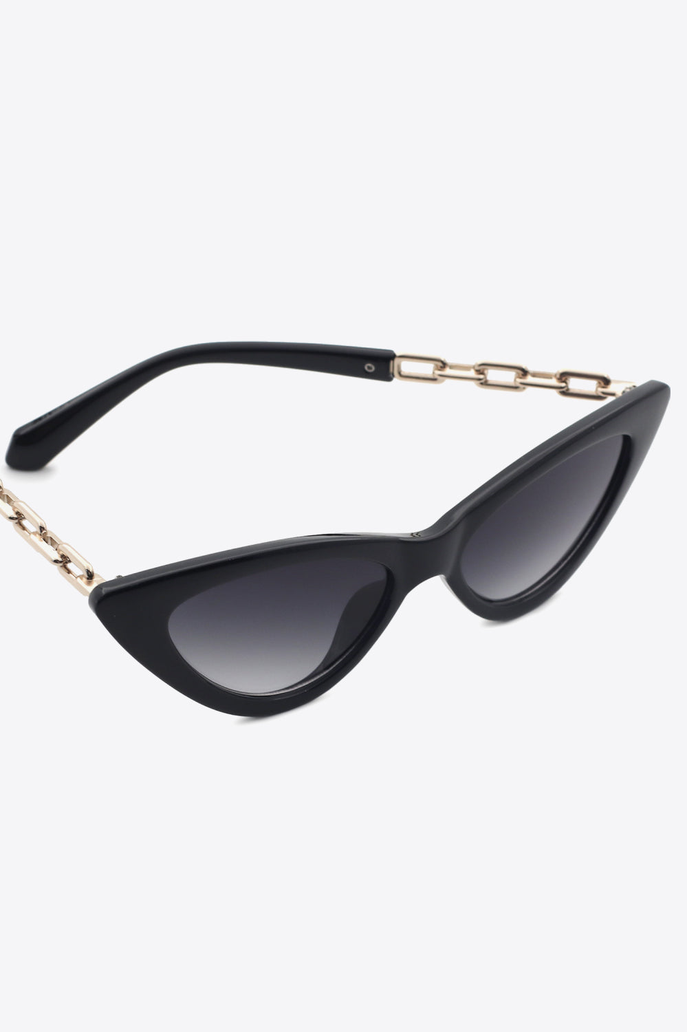 Chain Detail Cat-Eye Sunglasses-Stay Foxy Boutique, Florissant, Missouri