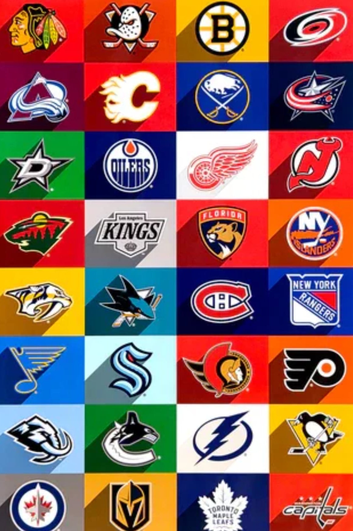 HOCKEY FAV TEAMS-3D PRINTED CUSTOM 12 OUNCE CAN HOLDERS-Stay Foxy Boutique, Florissant, Missouri