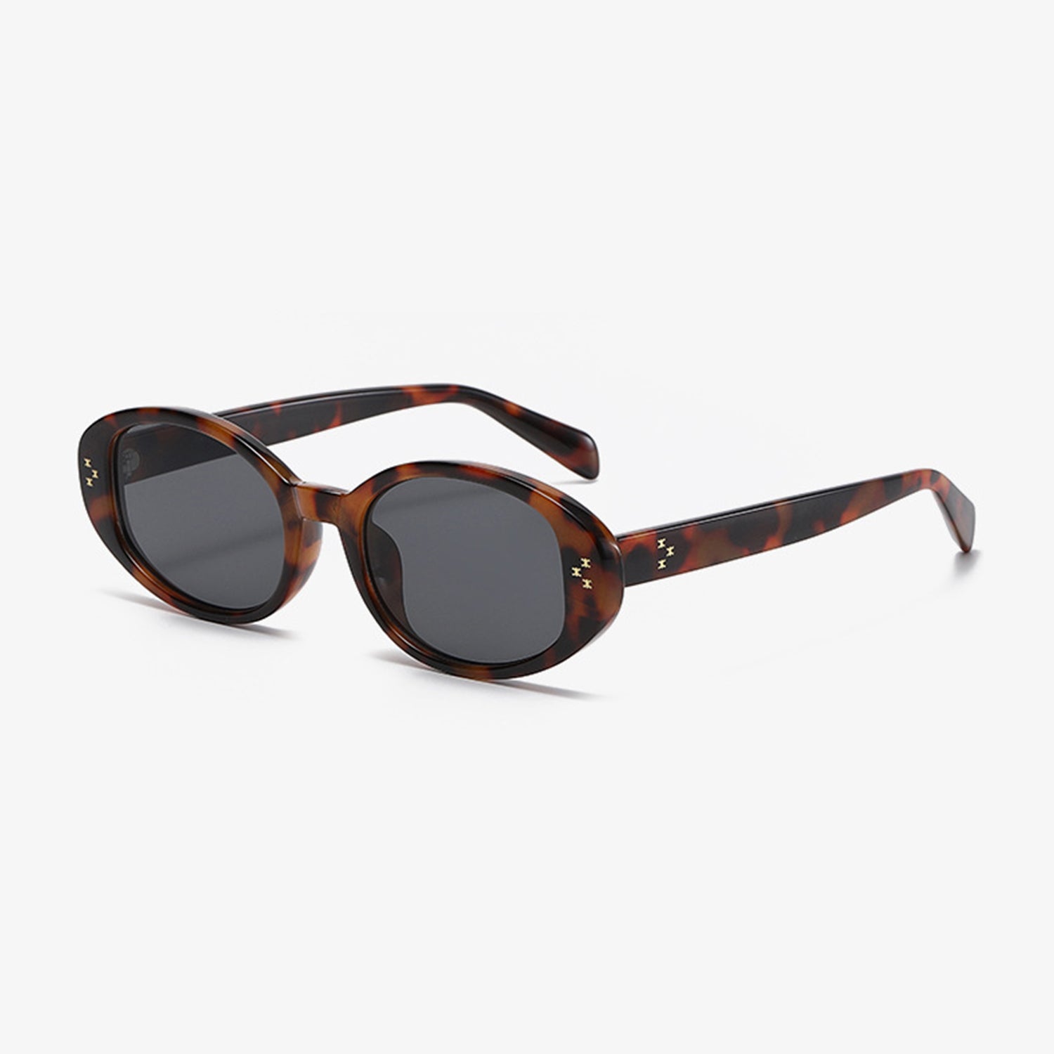 Polycarbonate Frame Oval Sunglasses-Stay Foxy Boutique, Florissant, Missouri