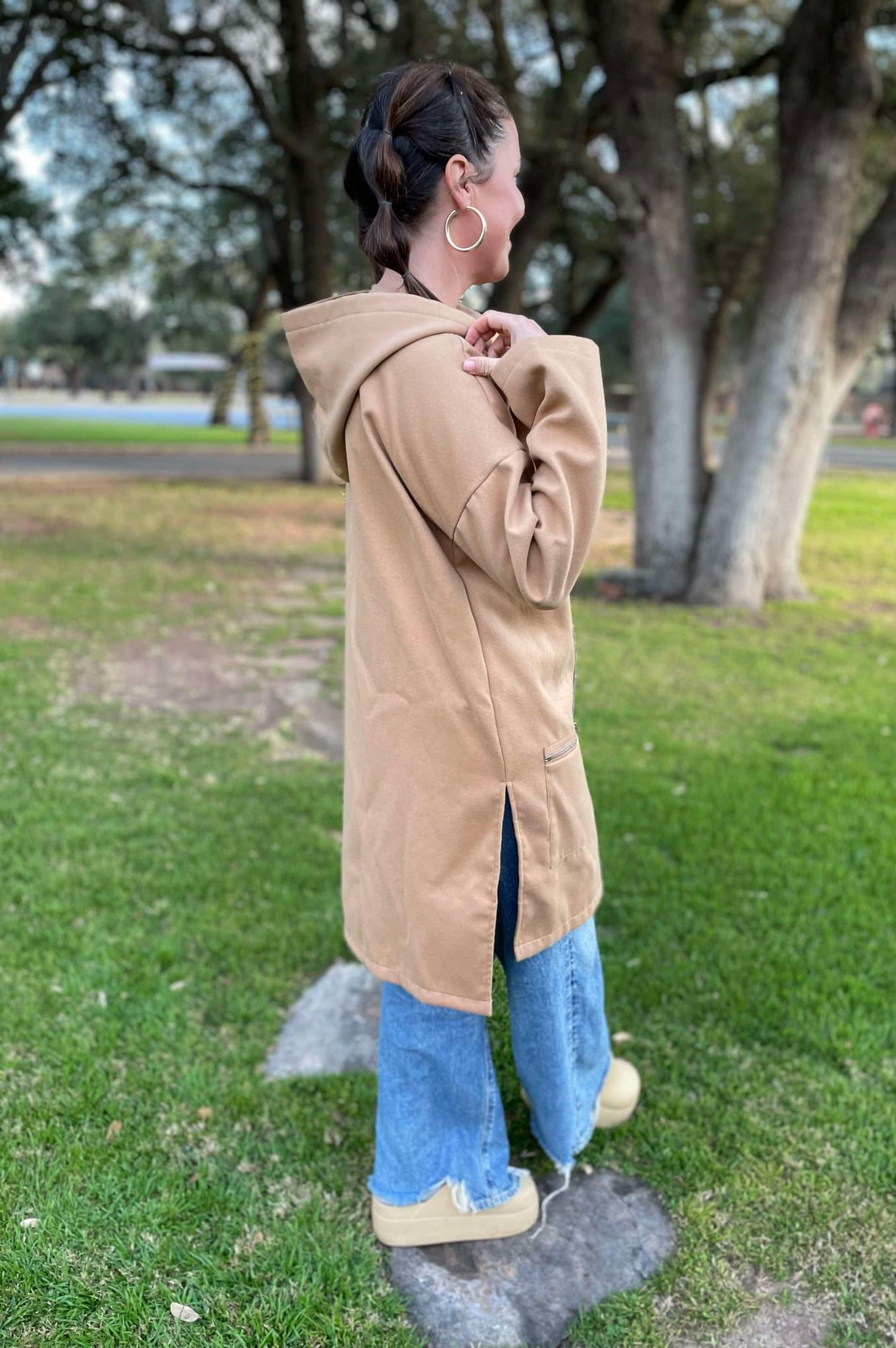 PREORDER: Time Slips Away Hooded Jacket in Three Colors-Womens-Stay Foxy Boutique, Florissant, Missouri