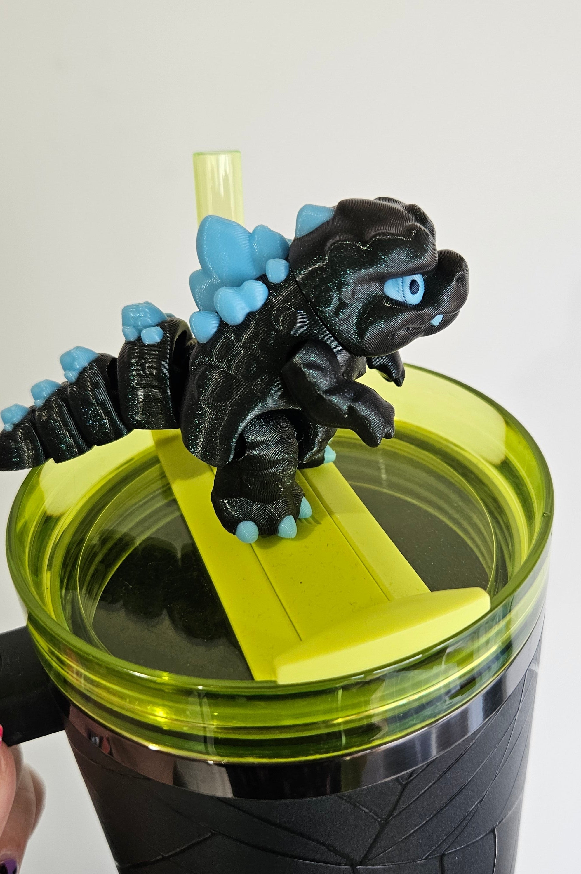 MONSTER KING-3D PRINTED STRAW BUDDY-GLOW IN THE DARK-Stay Foxy Boutique, Florissant, Missouri