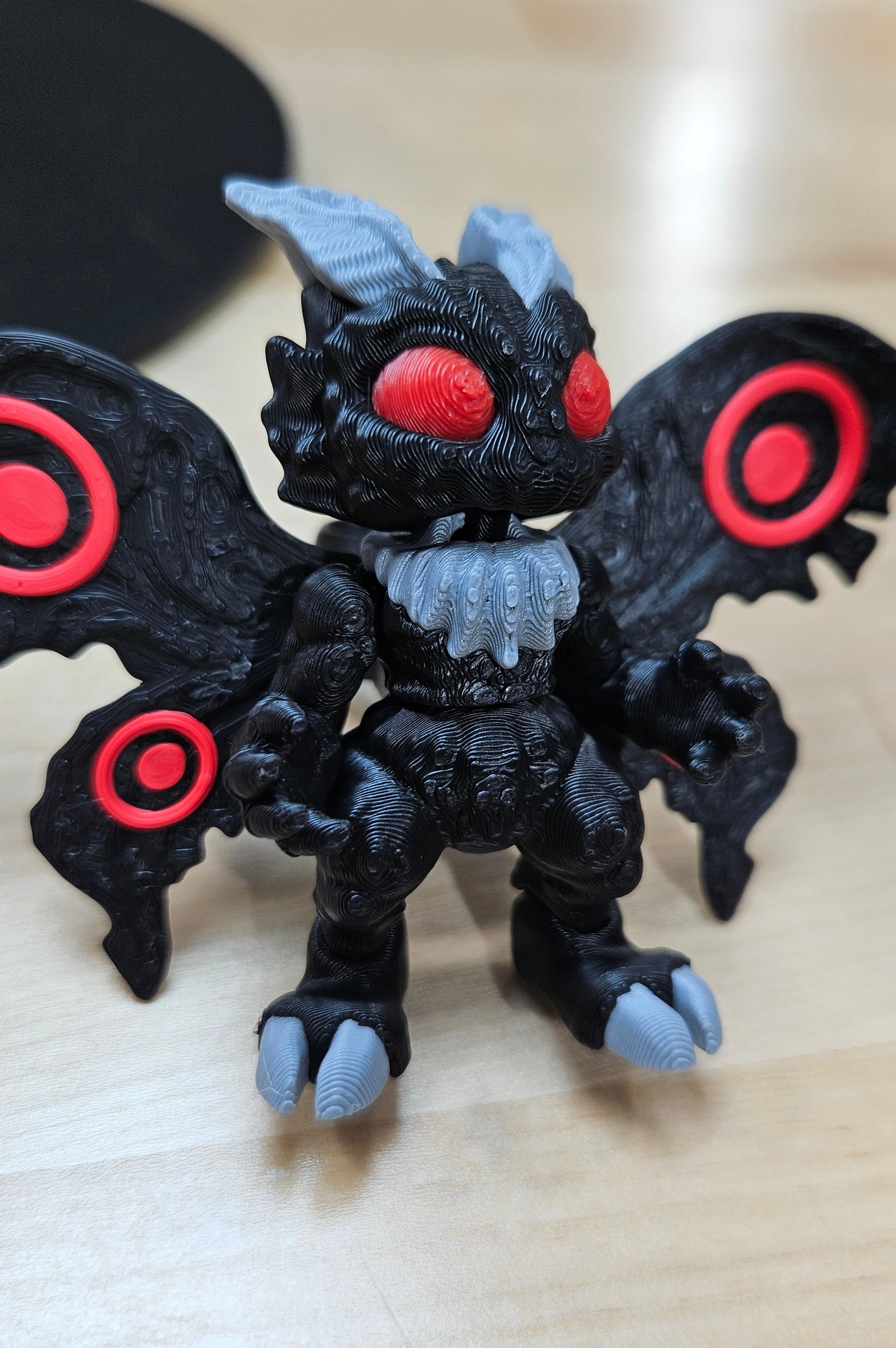 MOTH MAN-3D PRINTED STRAW BUDDY-Stay Foxy Boutique, Florissant, Missouri