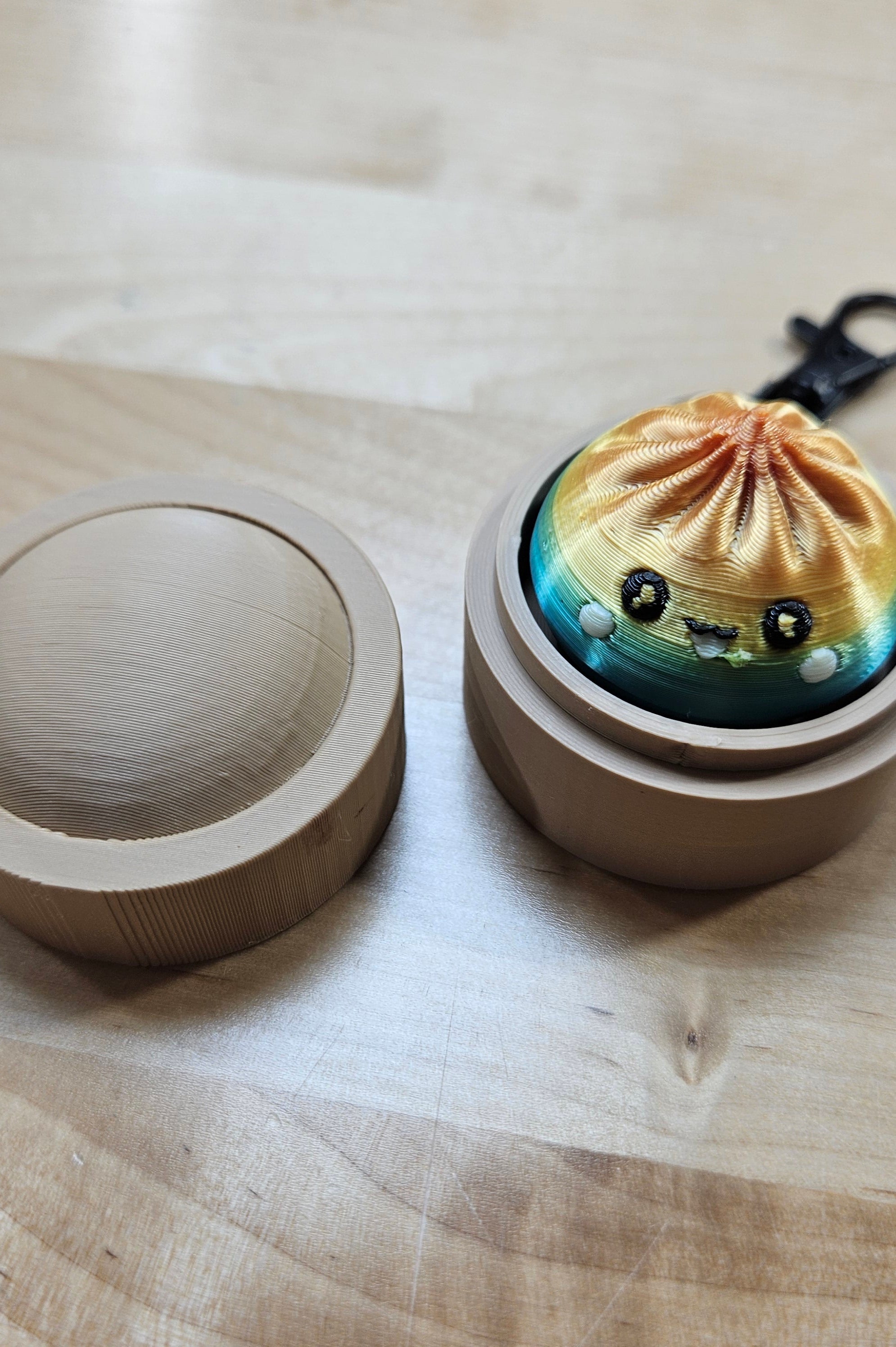 5 PACK MYSTERY FIDGET CLICKER DUMPLING KEYCHAINS- 3D PRINTED-Stay Foxy Boutique, Florissant, Missouri