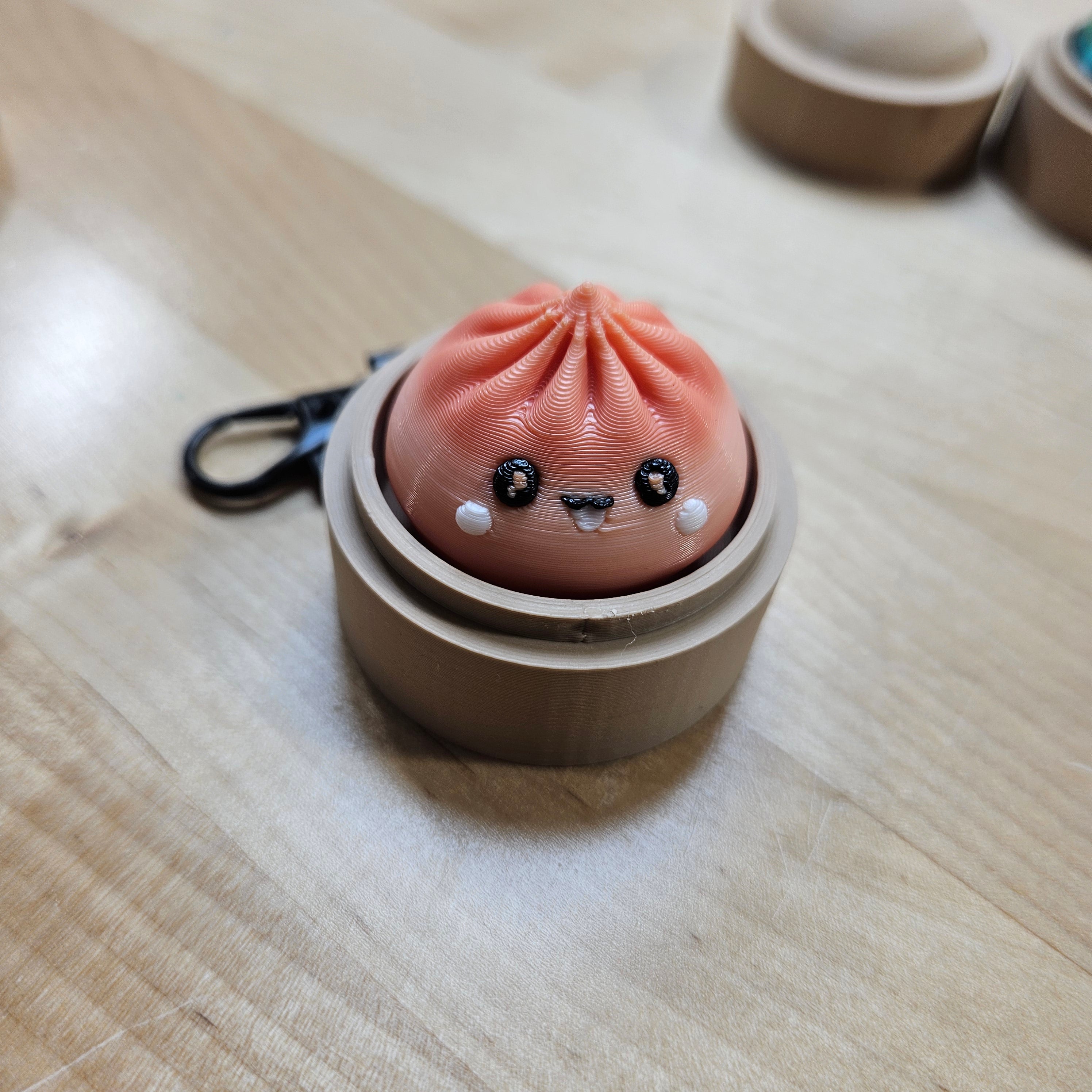 5 PACK MYSTERY FIDGET CLICKER DUMPLING KEYCHAINS- 3D PRINTED-Stay Foxy Boutique, Florissant, Missouri