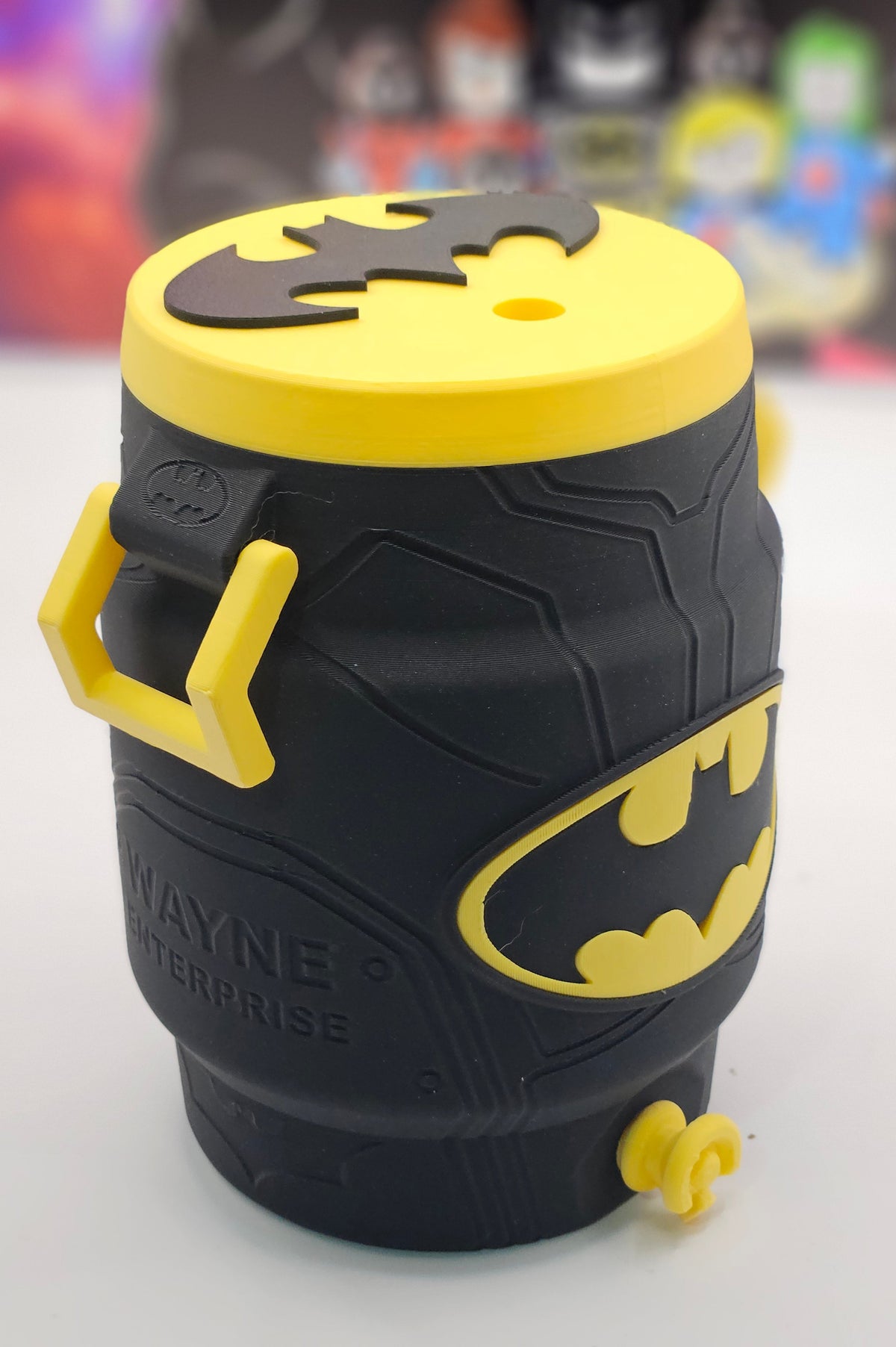 BAT GUY-3D PRINTED CUSTOM 12 OUNCE CAN HOLDERS-Stay Foxy Boutique, Florissant, Missouri