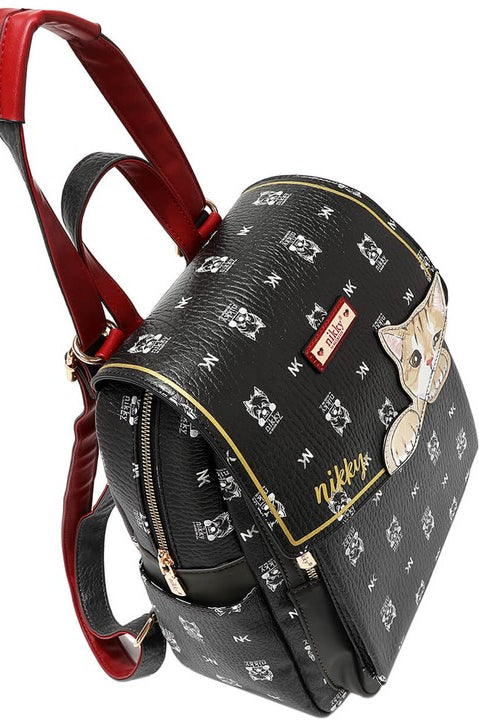 Nicole Lee USA Cat Eco-Leather Convertible Backpack Bag-Stay Foxy Boutique, Florissant, Missouri