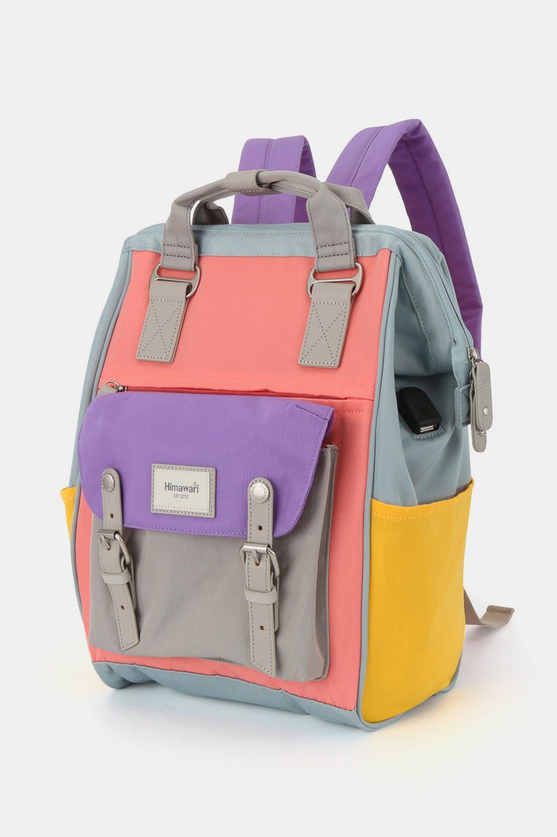 Himawari Waterproof Nylon Backpack Bag with Handles-Stay Foxy Boutique, Florissant, Missouri