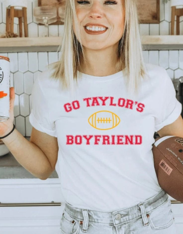 Go Taylor’s Boyfriend Graphic T-Graphic T-Stay Foxy Boutique, Florissant, Missouri