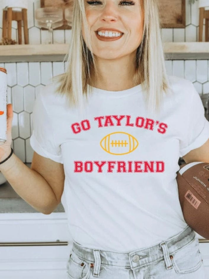 Go Taylor’s Boyfriend Graphic T-Graphic T-Stay Foxy Boutique, Florissant, Missouri